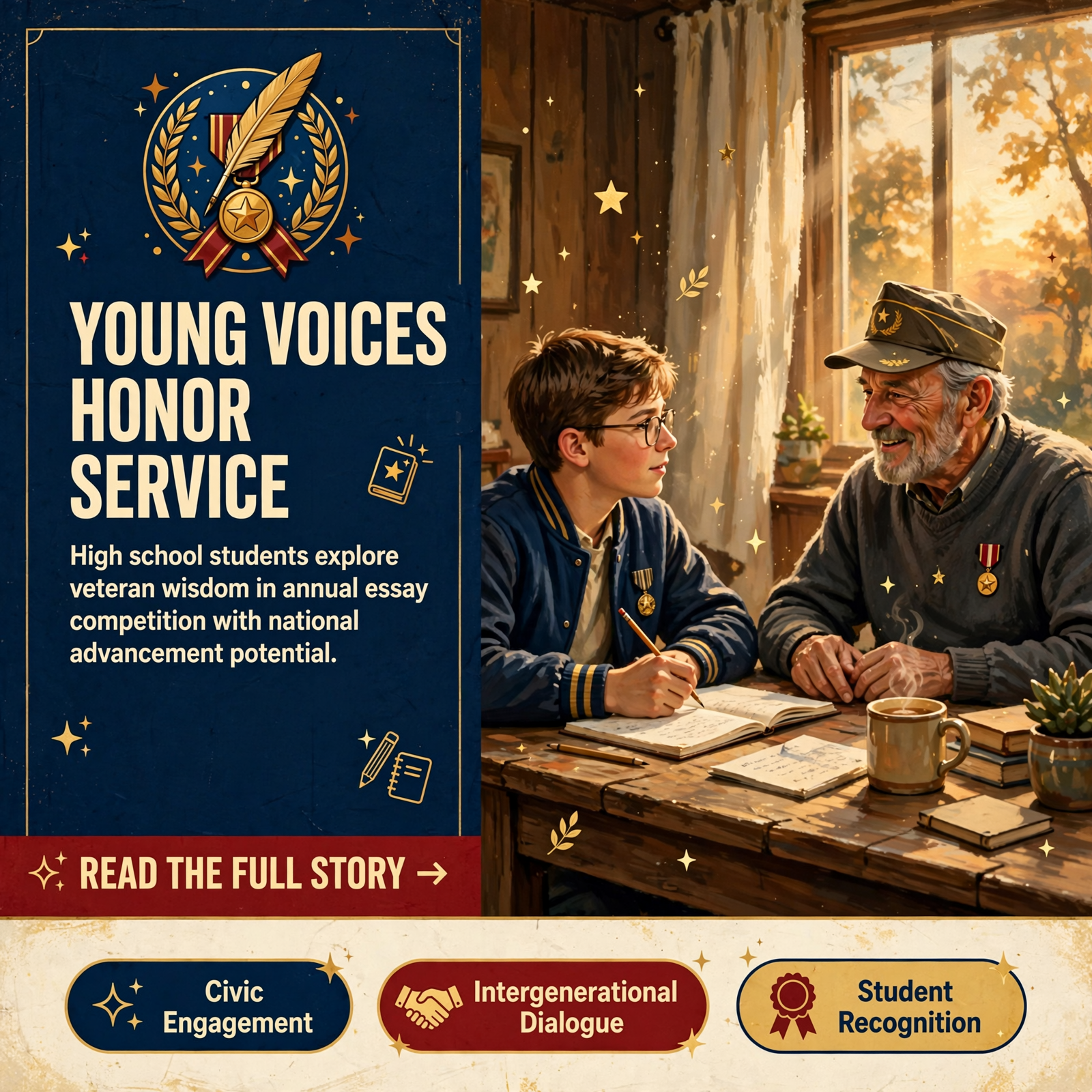 Featured image for "🎖️ VFW Post 5772 Launches Annual 'Voice of Democracy' Essay Contest for High School Students"