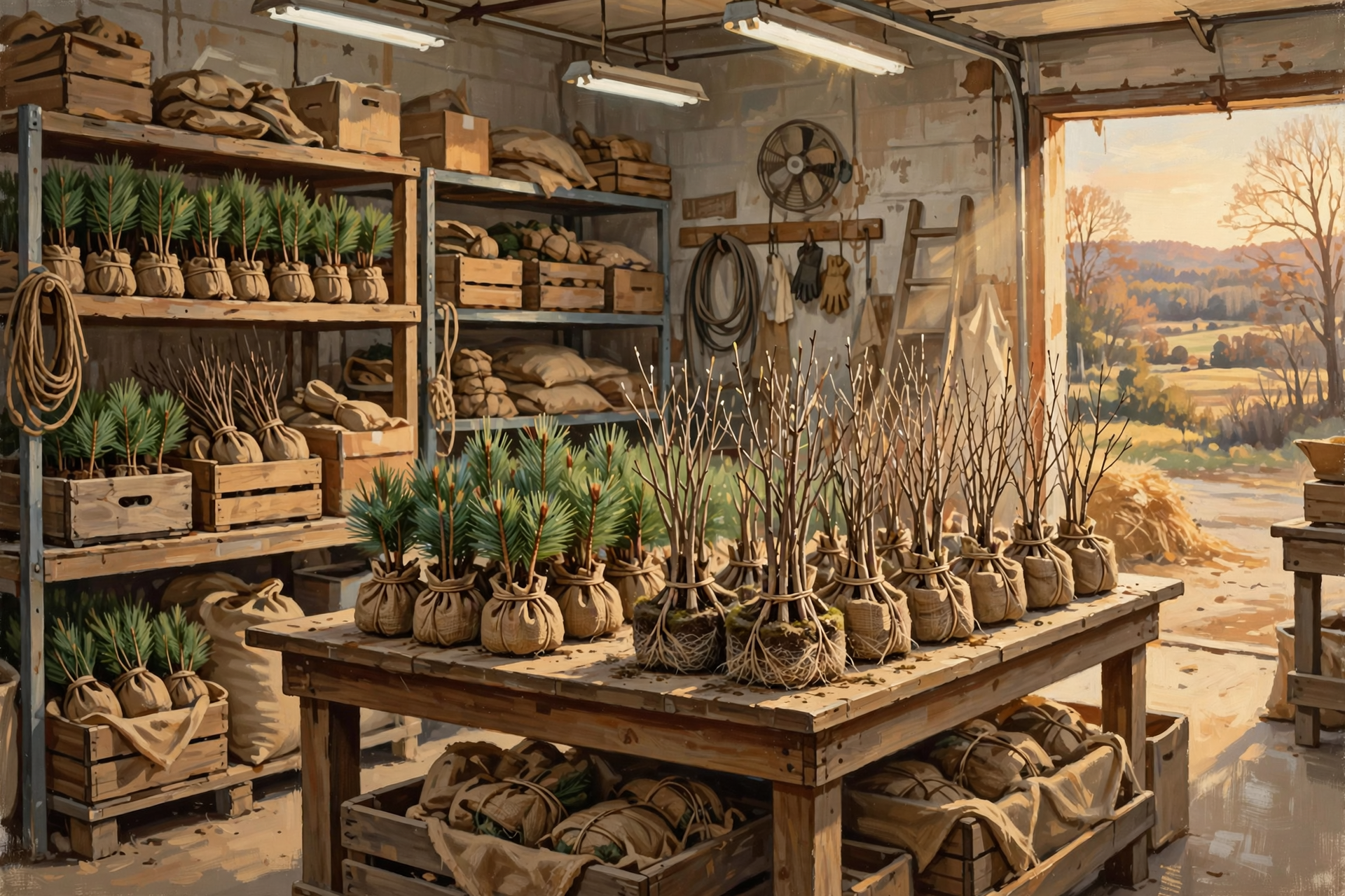 Illustration for 🌲 Plant a Windbreak or a Wildlife Patch This Winter: State Tree Seedlings Are on Sale Now