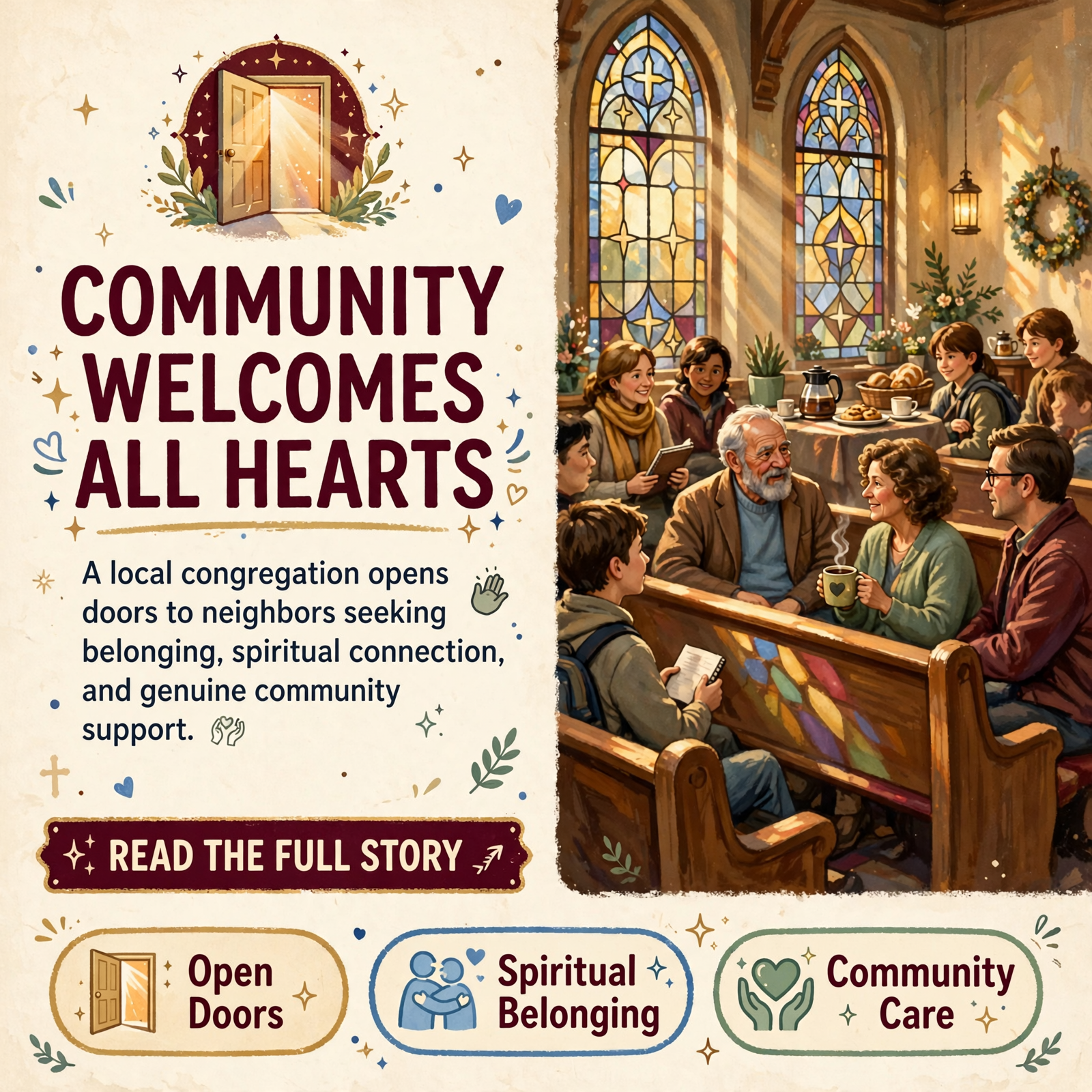 Featured image for "🙏 Local Church Extends Open Invitation to Sunday Services"