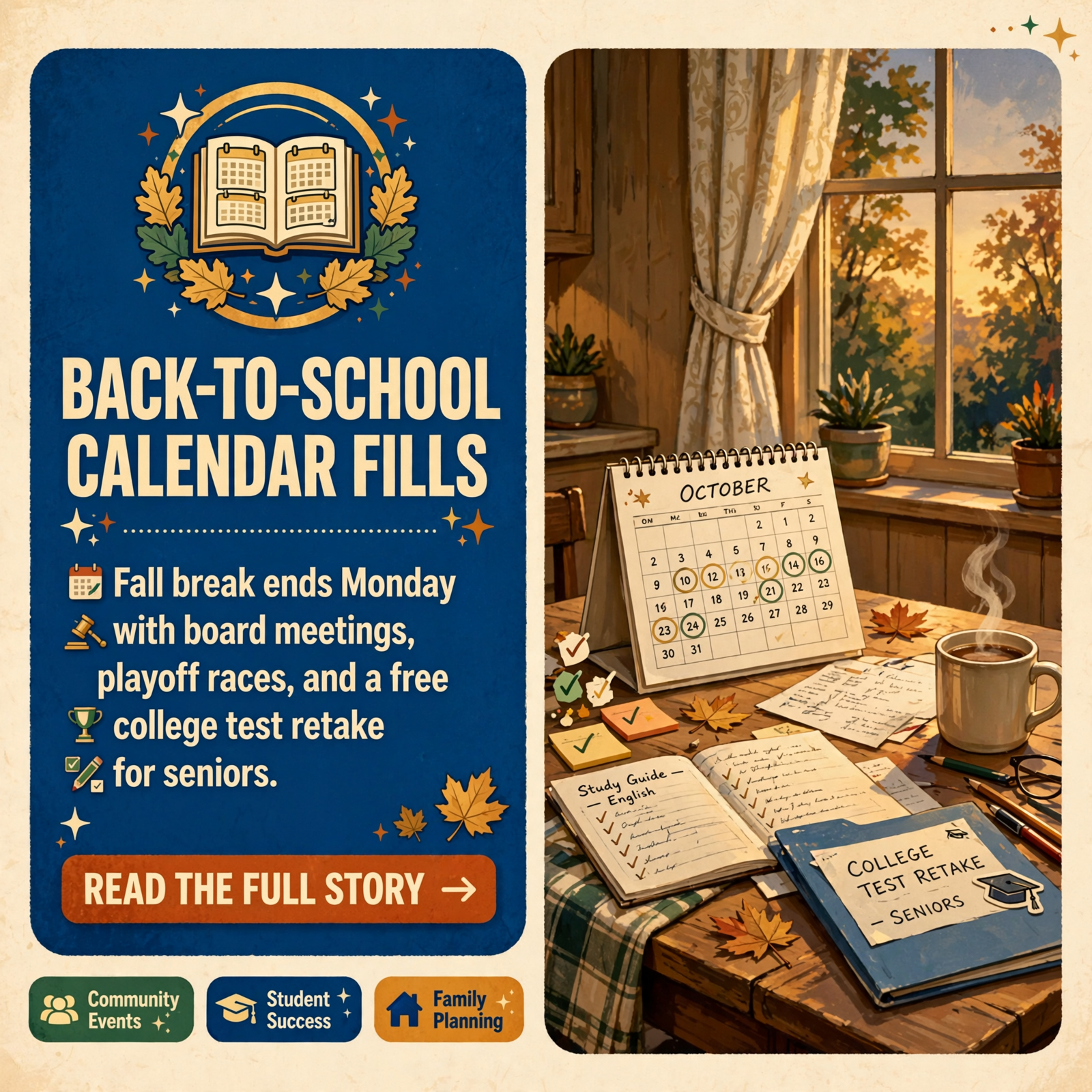 Featured image for "🏫 Board Night, Playoff Math and a Free ACT Do-Over: Your School Week in the Valley"