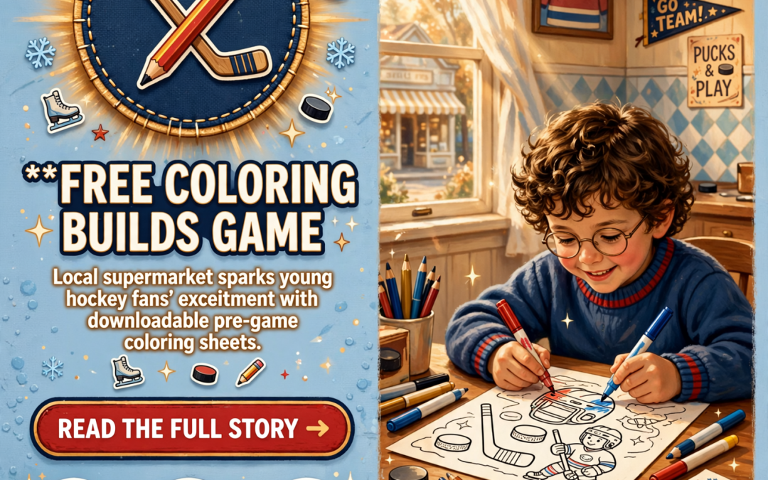 🏒 Free Hockey Coloring Sheets Help Young Fans Gear Up for Game Day