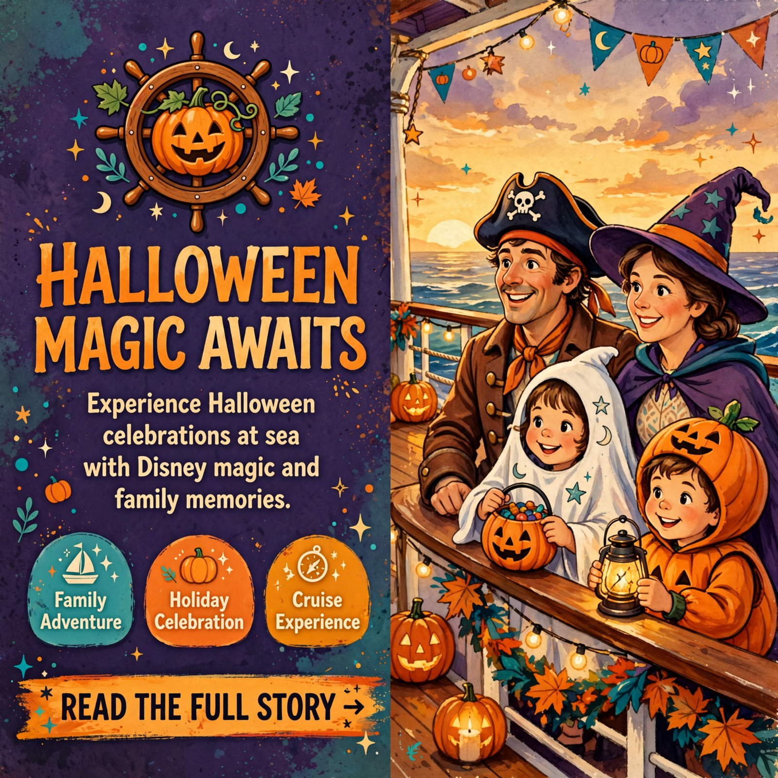 Featured image for "🎃 Local Travel Planner Shares the Magic of Halloween on the High Seas with Disney Cruise"