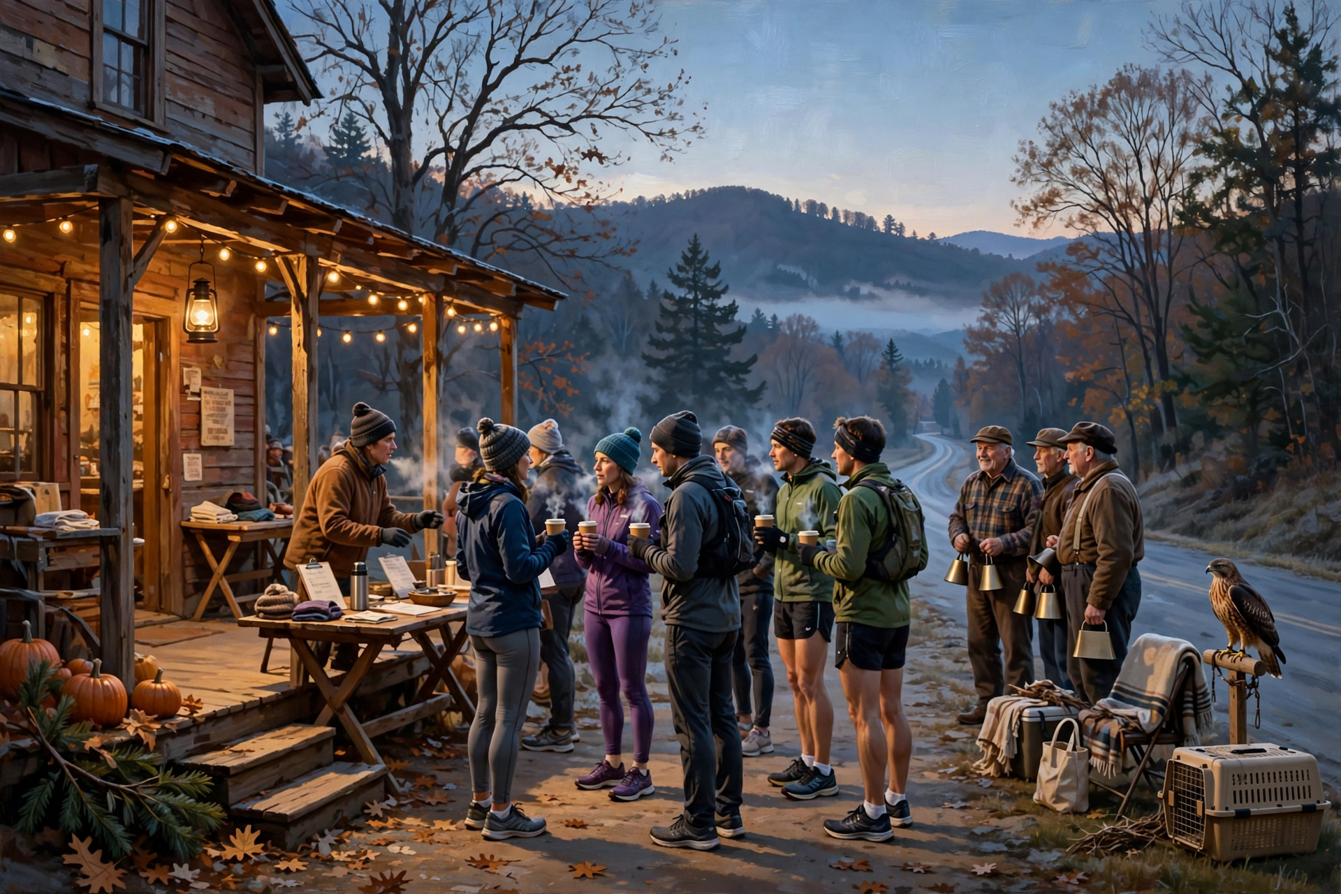 Illustration for 🥧 Run 10K at Sunrise on Signal Mountain, and Finish With a Pumpkin Pie