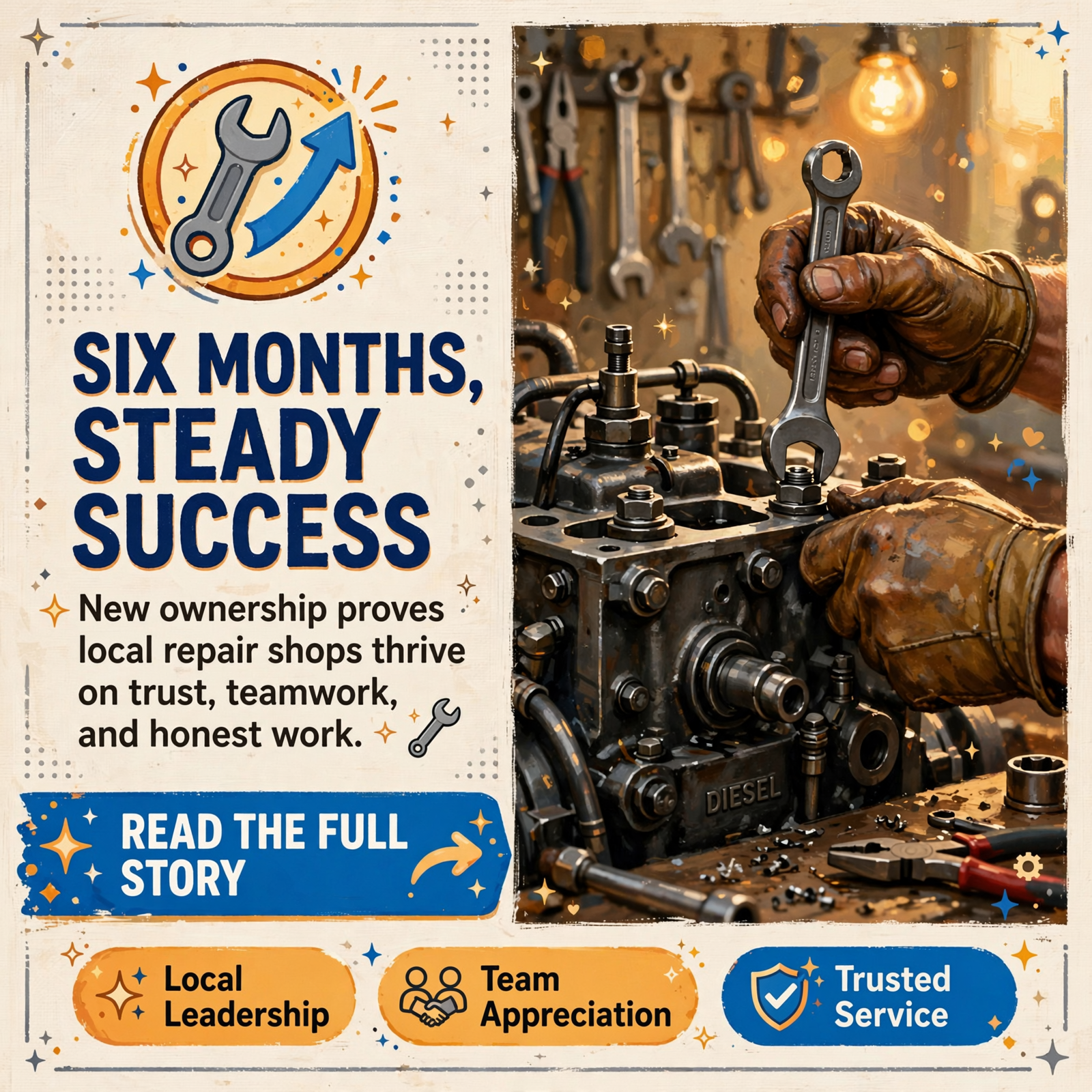 🔧 Six Months In: Jeremy Jenkins Reflects on Ownership at J2 Diesel & Gas Repair in Soddy-Daisy — Featured Image Featured image for "🔧 Six Months In: Jeremy Jenkins Reflects on Ownership at J2 Diesel & Gas Repair in Soddy-Daisy"