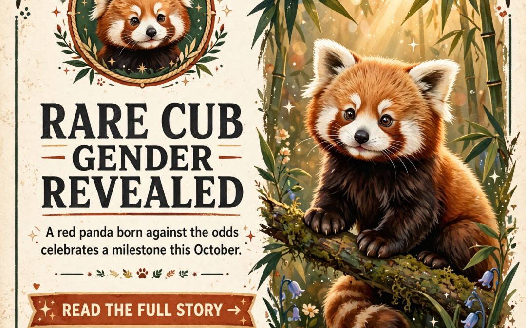 🐼 Red Panda Cub Gender Reveal Party Comes to Chattanooga Zoo on October 18th