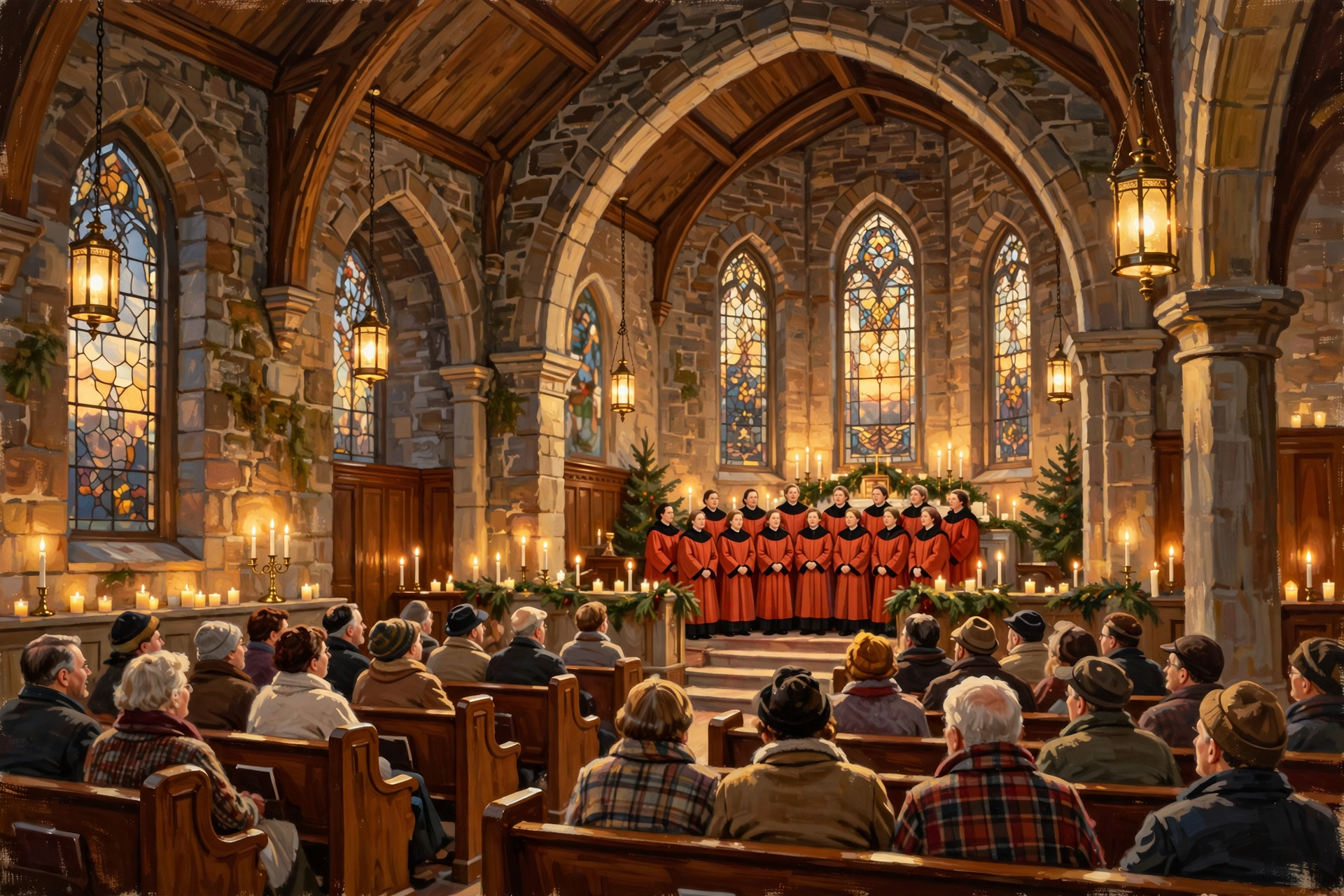 Illustration for 🕯️ Save the Date: Lessons and Carols at Sewanee's All Saints' Chapel
