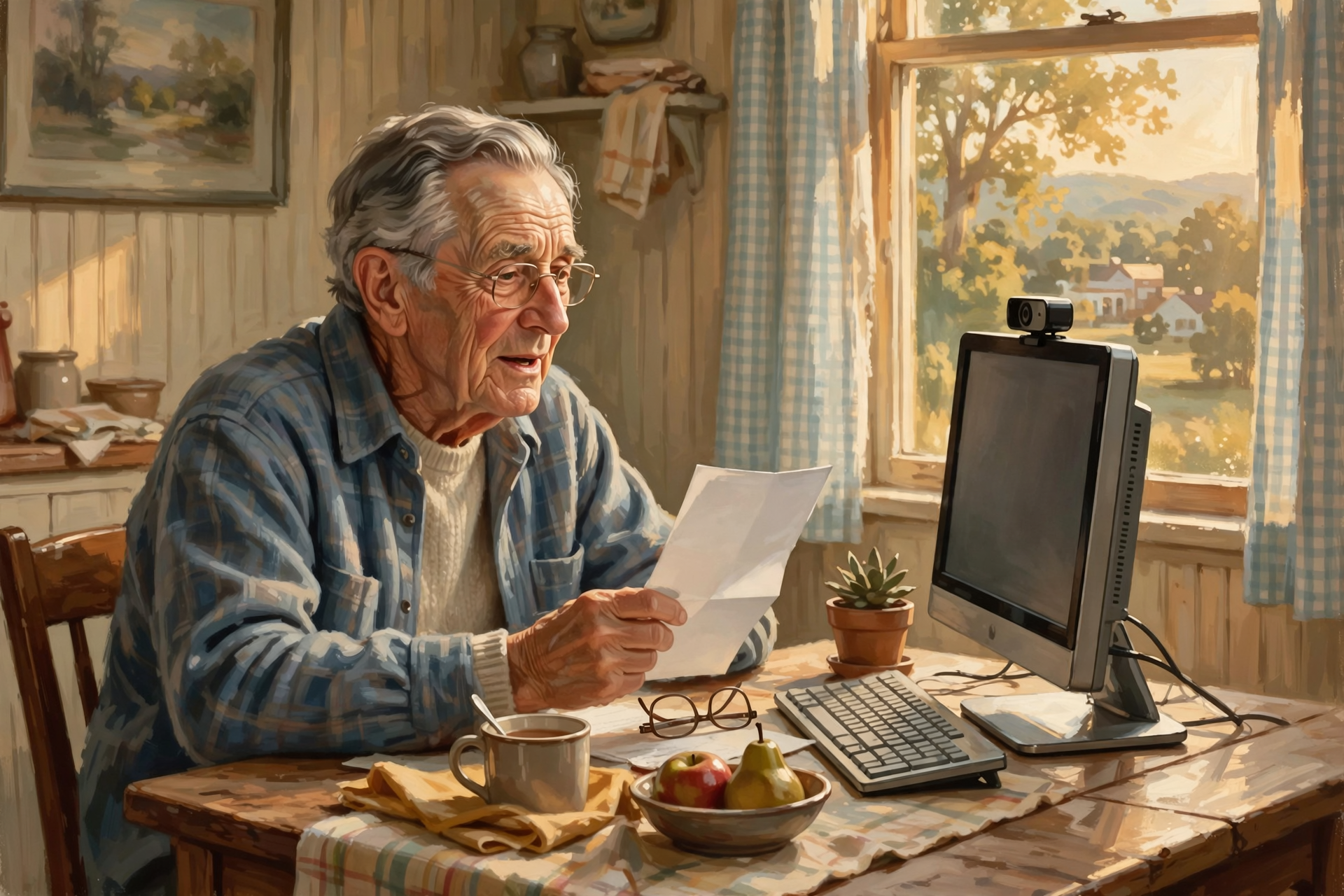 Illustration for Imagine an 80-Year-Old Using a Computer This Way