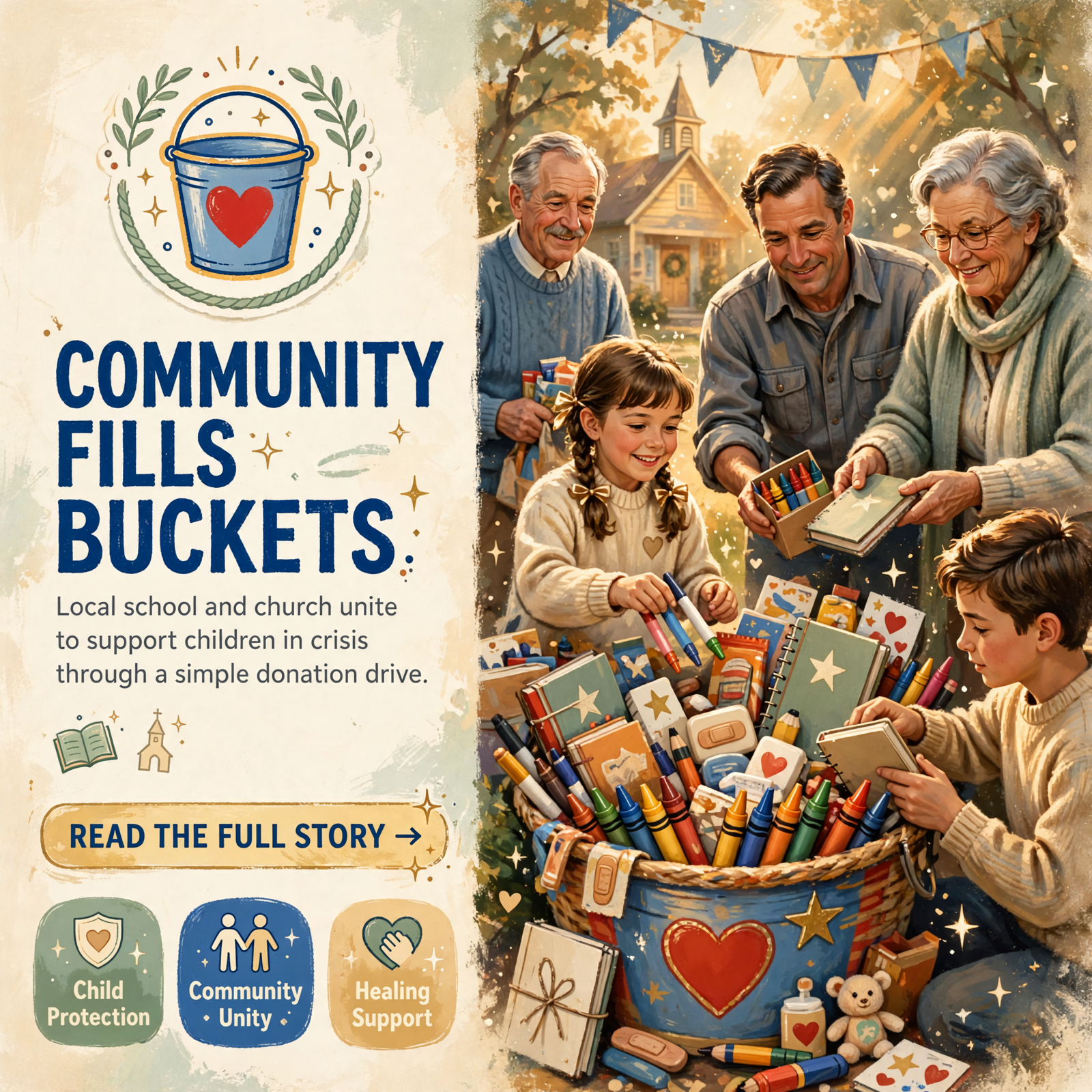 Featured image for "🪣 "Stuff the Bucket" Drive in McMinnville Supports Children's Advocacy Center"