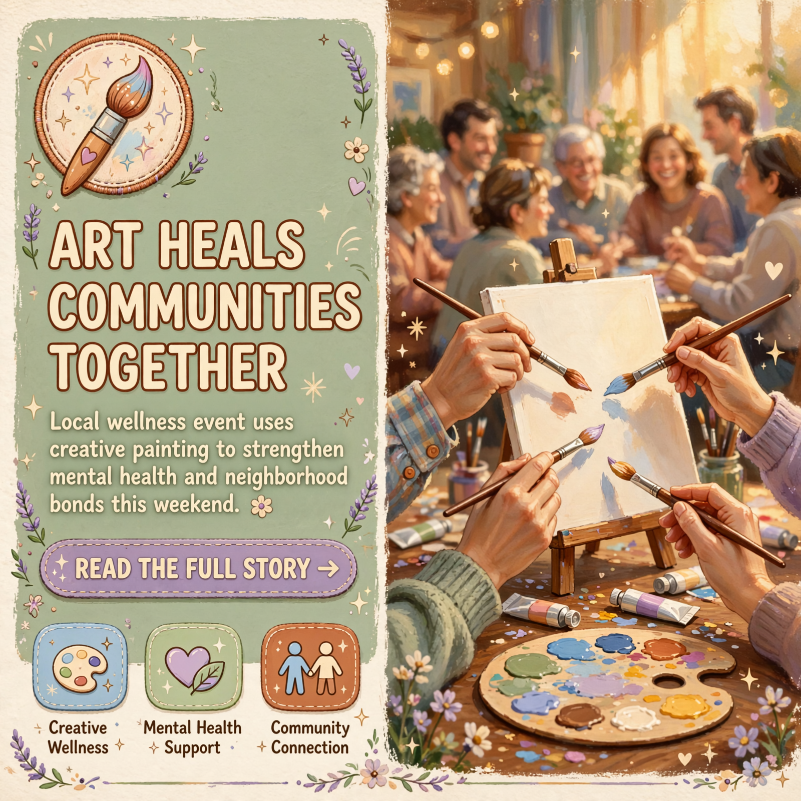 Featured image for "🎨 Healing Canvas Paint Class Brings Community Together This Saturday"