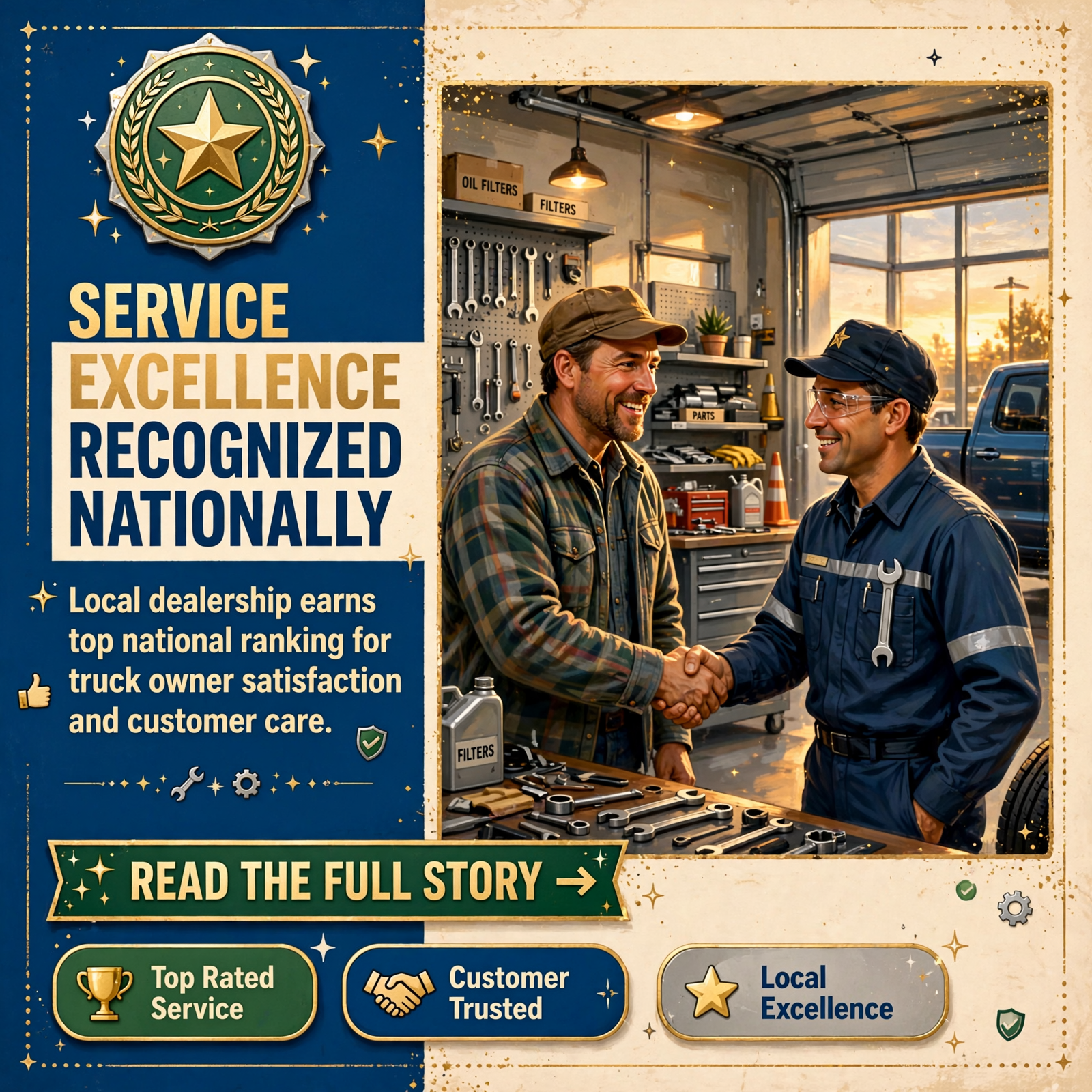 Featured image for "🏆 Ford Dealership Earns Top Customer Service Rating Among Truck Owners"
