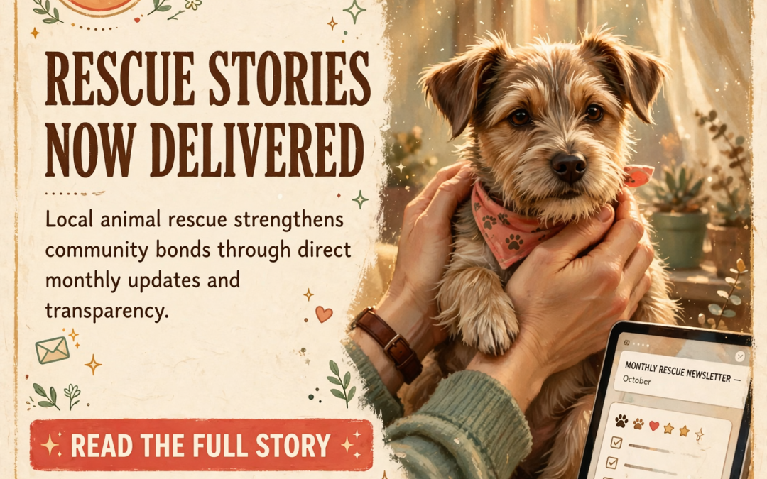 🐾 WAGS of Bledsoe Launches Monthly Newsletter to Share Updates and Progress