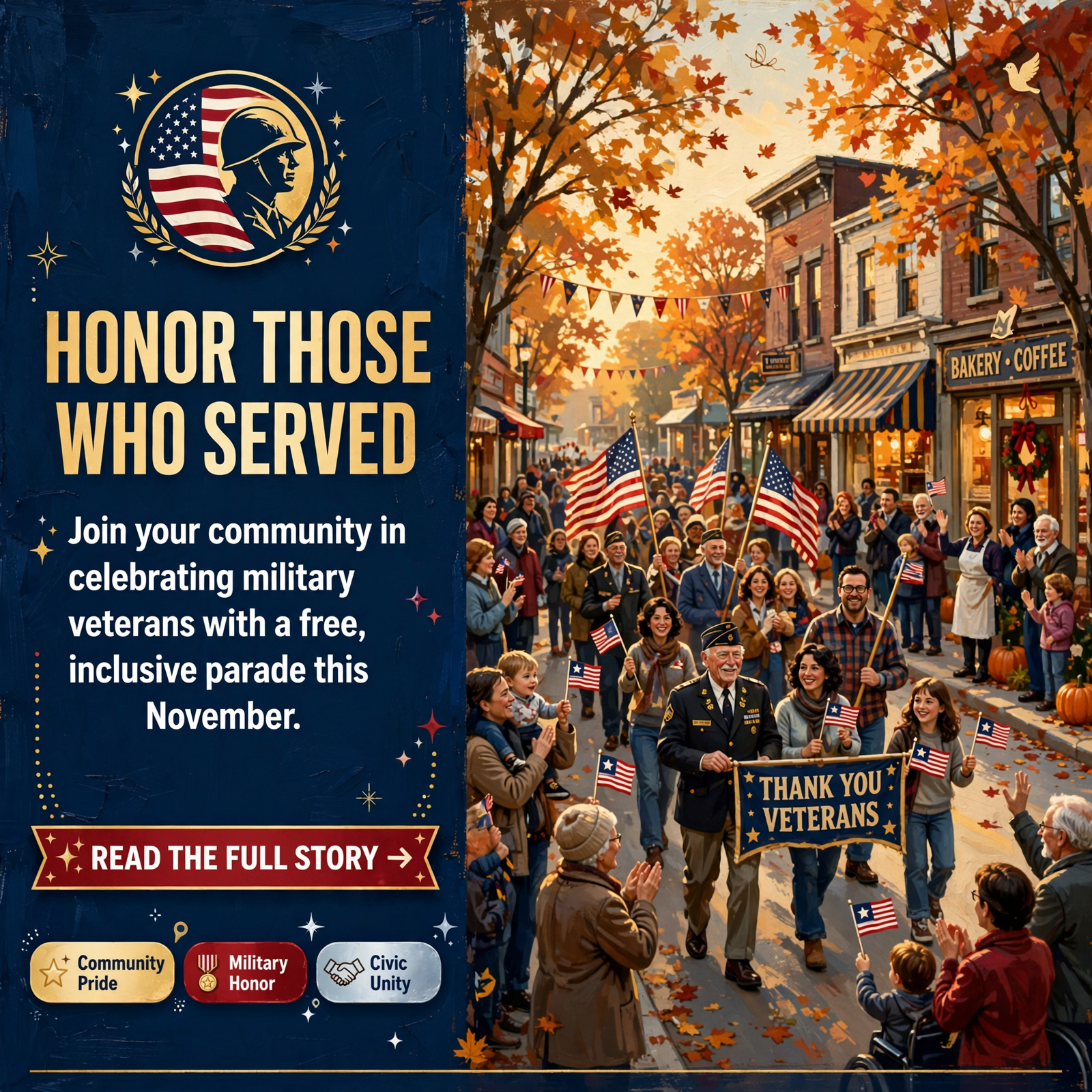Featured image for "🇺🇸 Cumberland County Veterans Parade Seeks Participants for November 7 Celebration in Crossville"