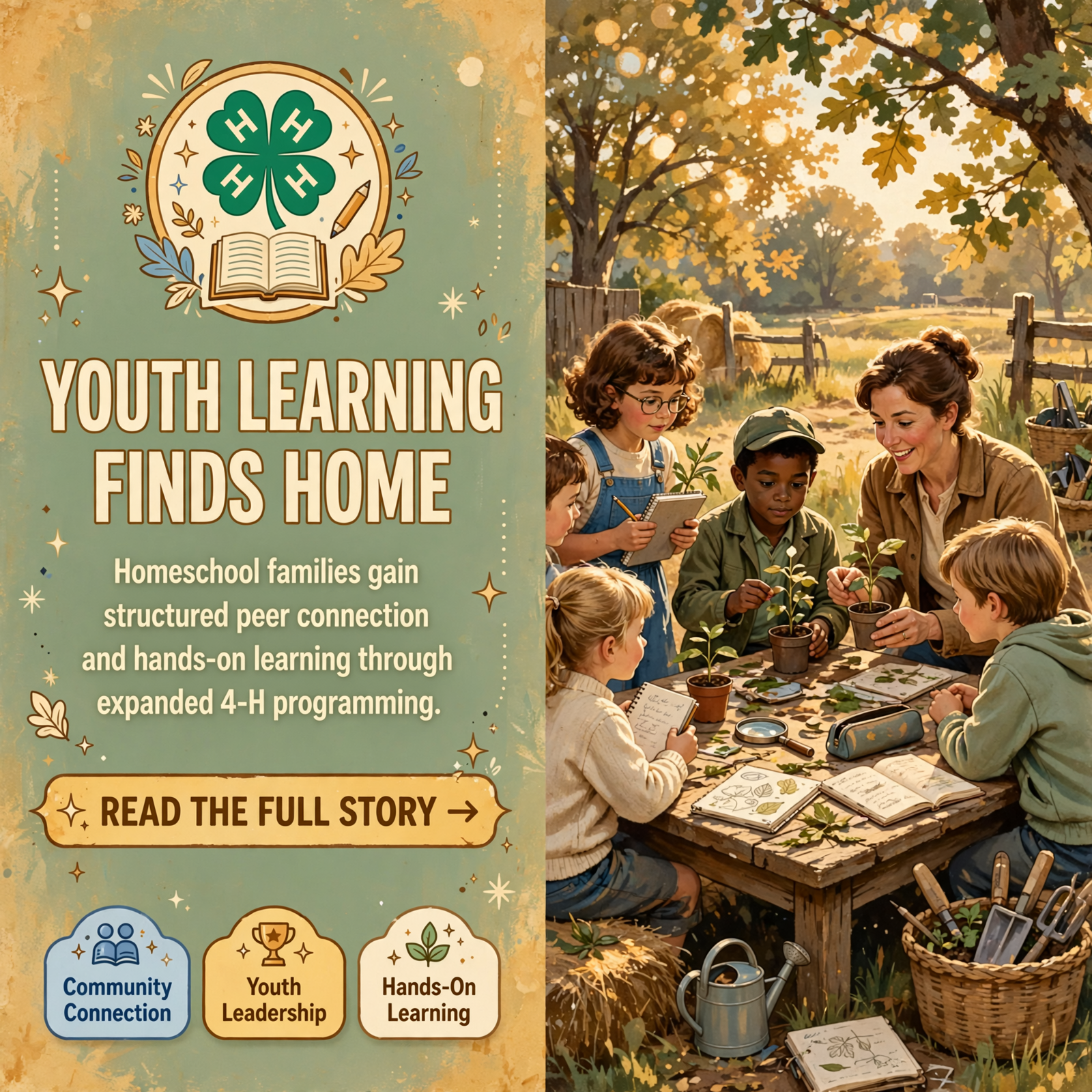 Featured image for "🎓 Homeschool 4-H Meets Thursday in Sequatchie - Grade-Level Sessions Begin October 8th"
