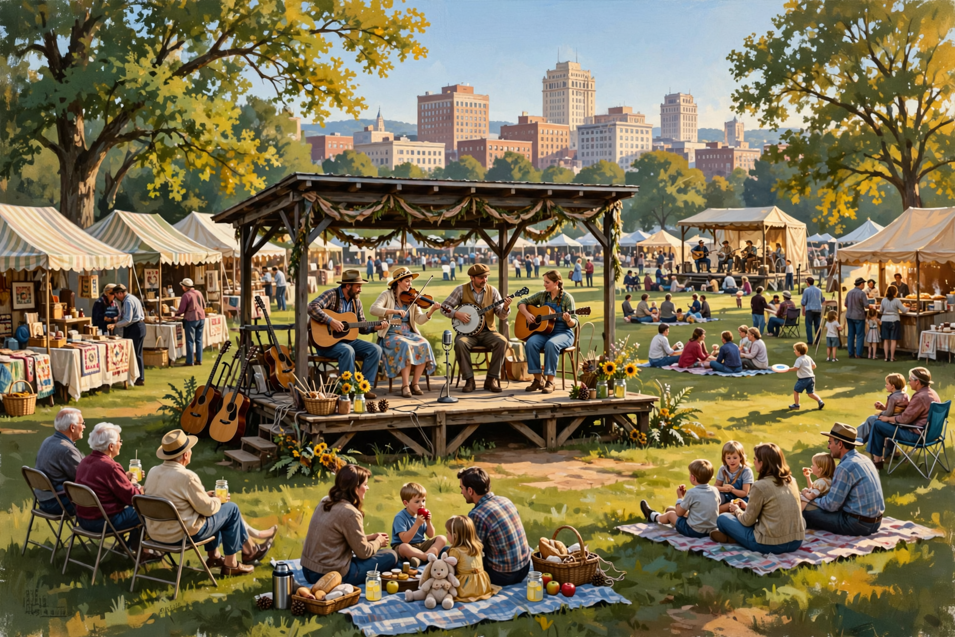 Illustration for 🪕 Bluegrass Music's Biggest Week Comes to Chattanooga, With a Free Day of Pickin'