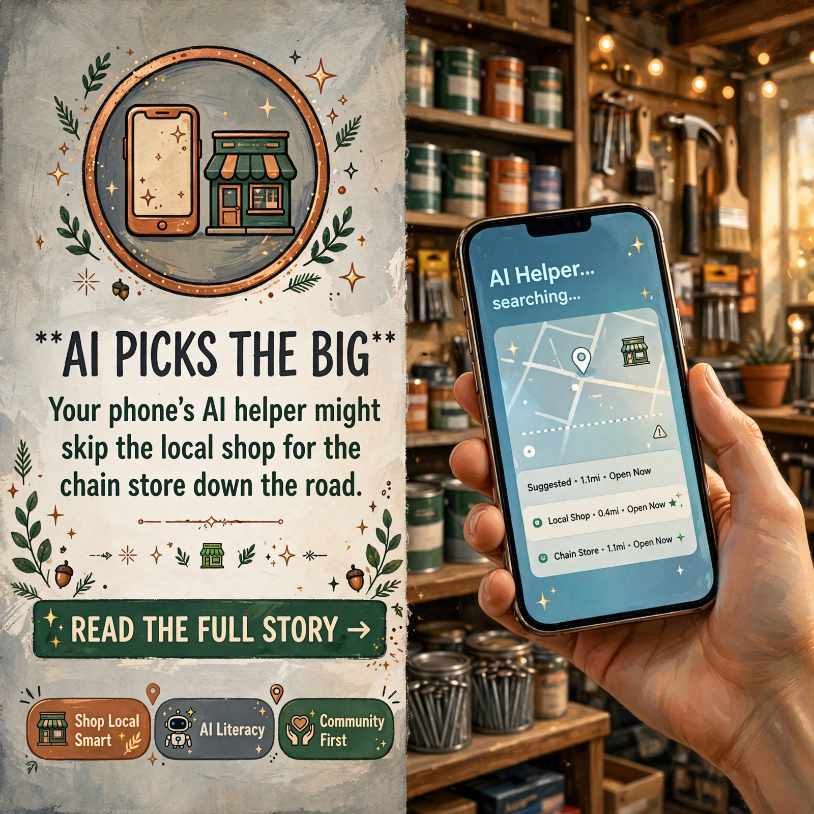 Featured image for "🛒 The Chatbot Doesn't Know Main Street (Yet): What This Week's AI News Means for the Valley"
