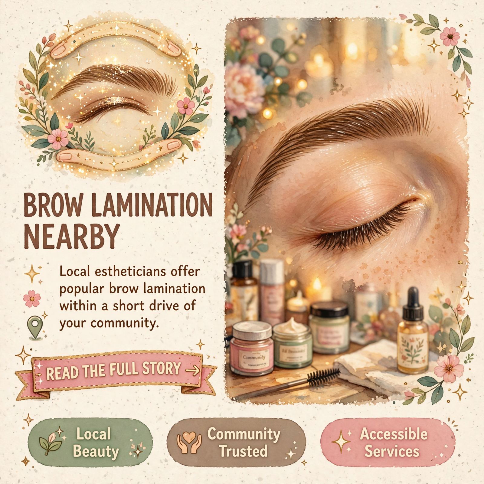 Featured image for "🧴 Where to Get Brow Lamination in the Sequatchie Valley Area - Local Recommendations"