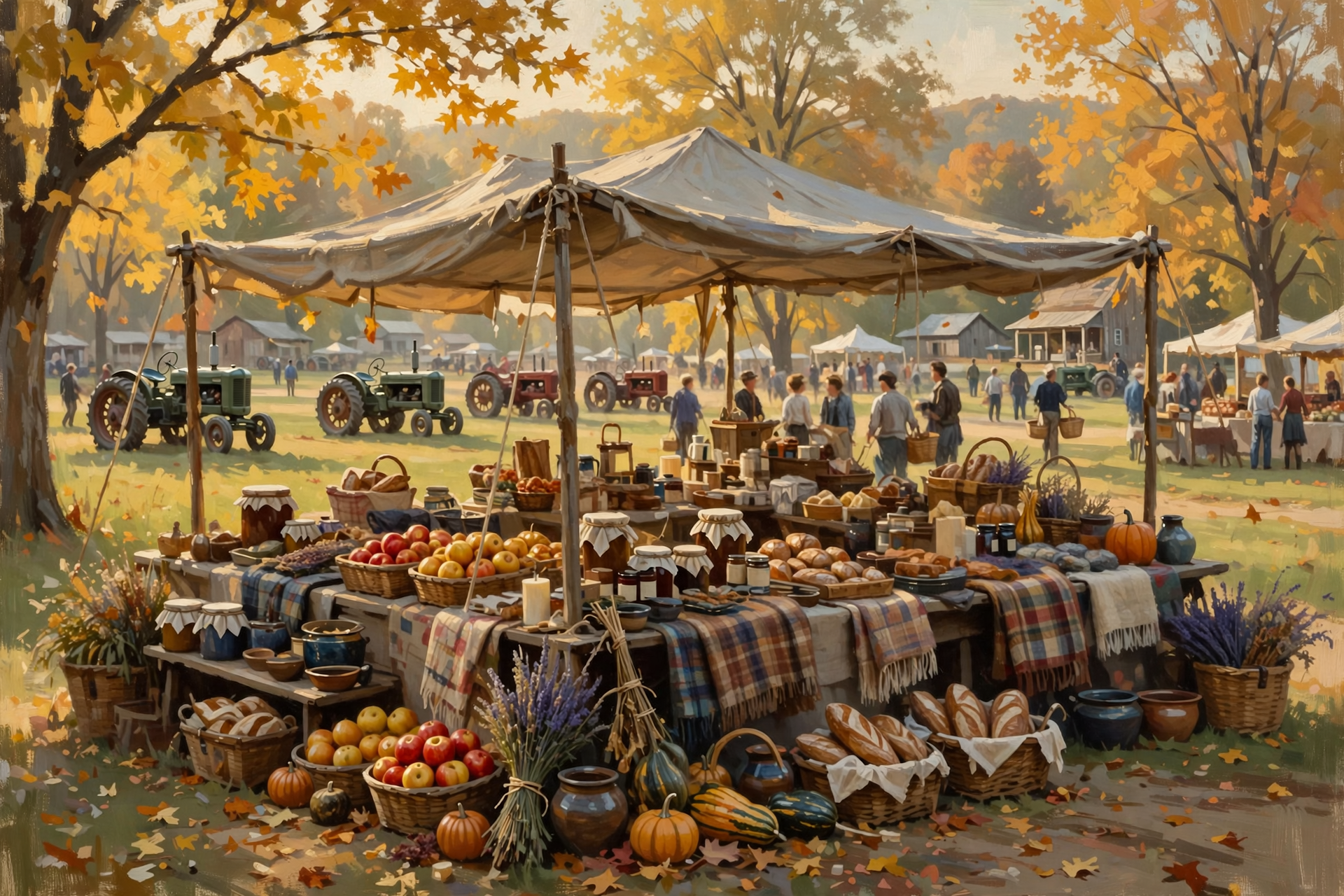 Illustration for 🚜 Sat.–Sun. Free: Days of Yesteryear Food Booths + Market Morning