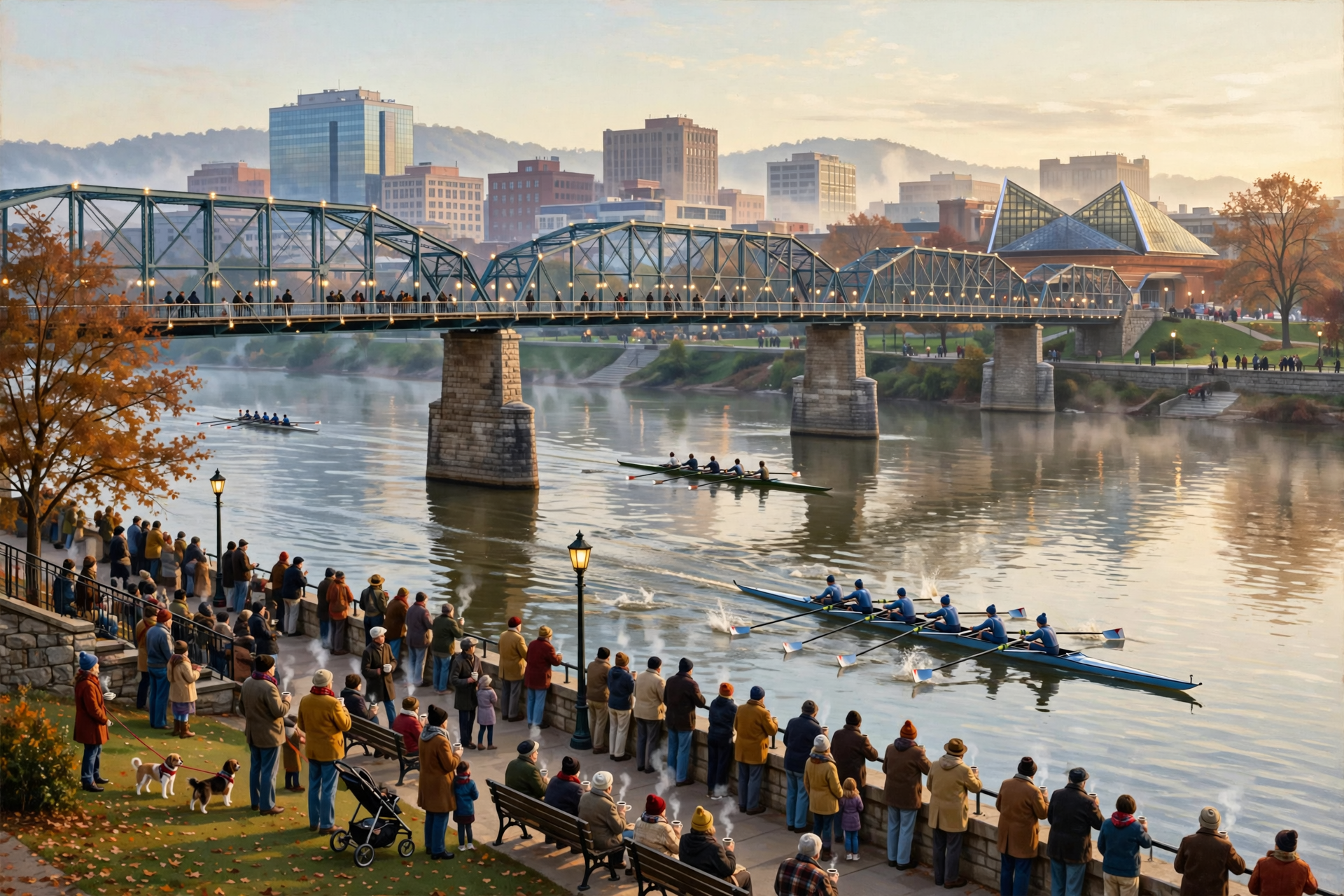 Illustration for 🚣 Watch Thousands of Rowers Race the Clock on the Chattanooga Riverfront