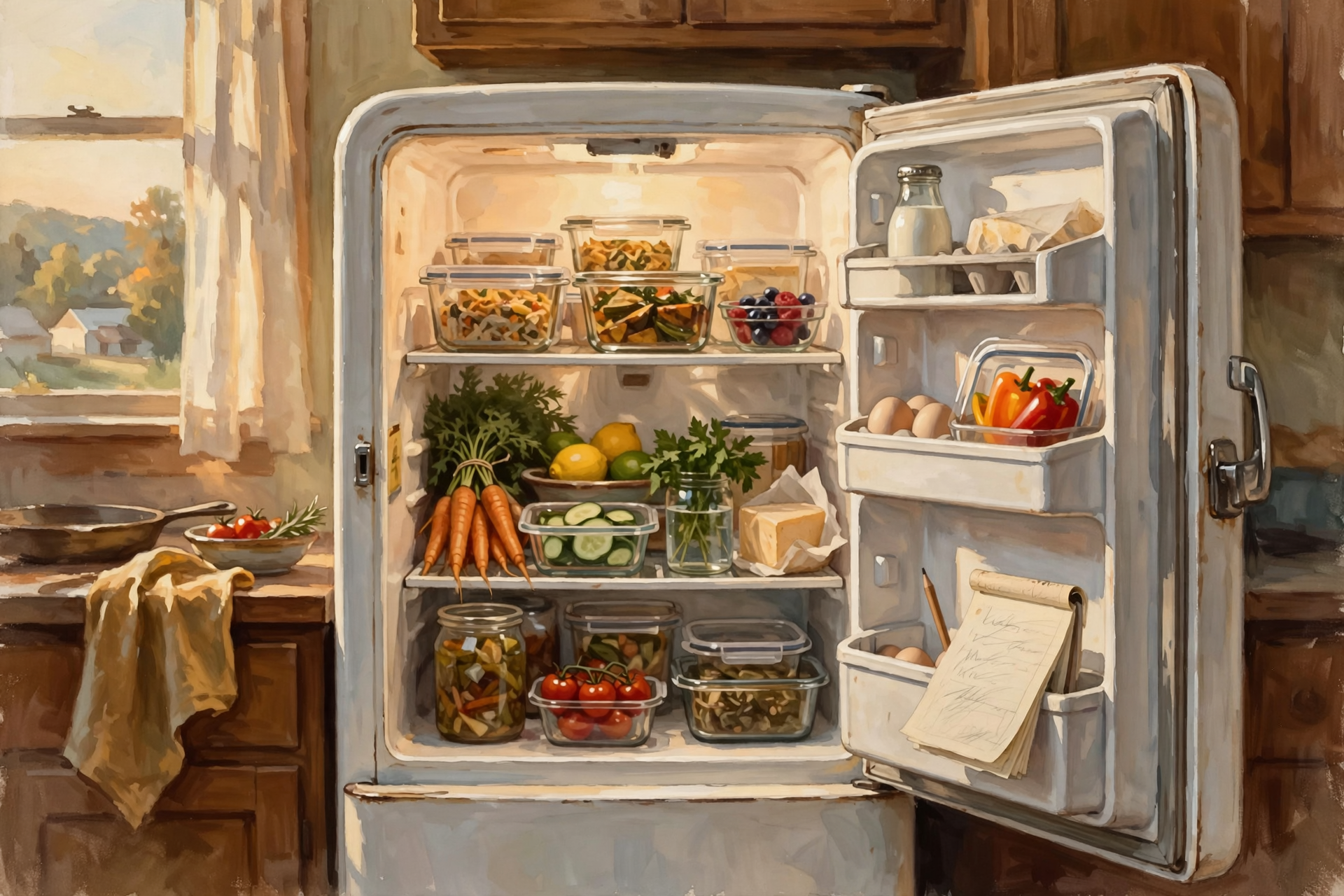 Illustration for 📅 Week-Ahead Fridge List (Eats & Shops — Oct. 11–18)