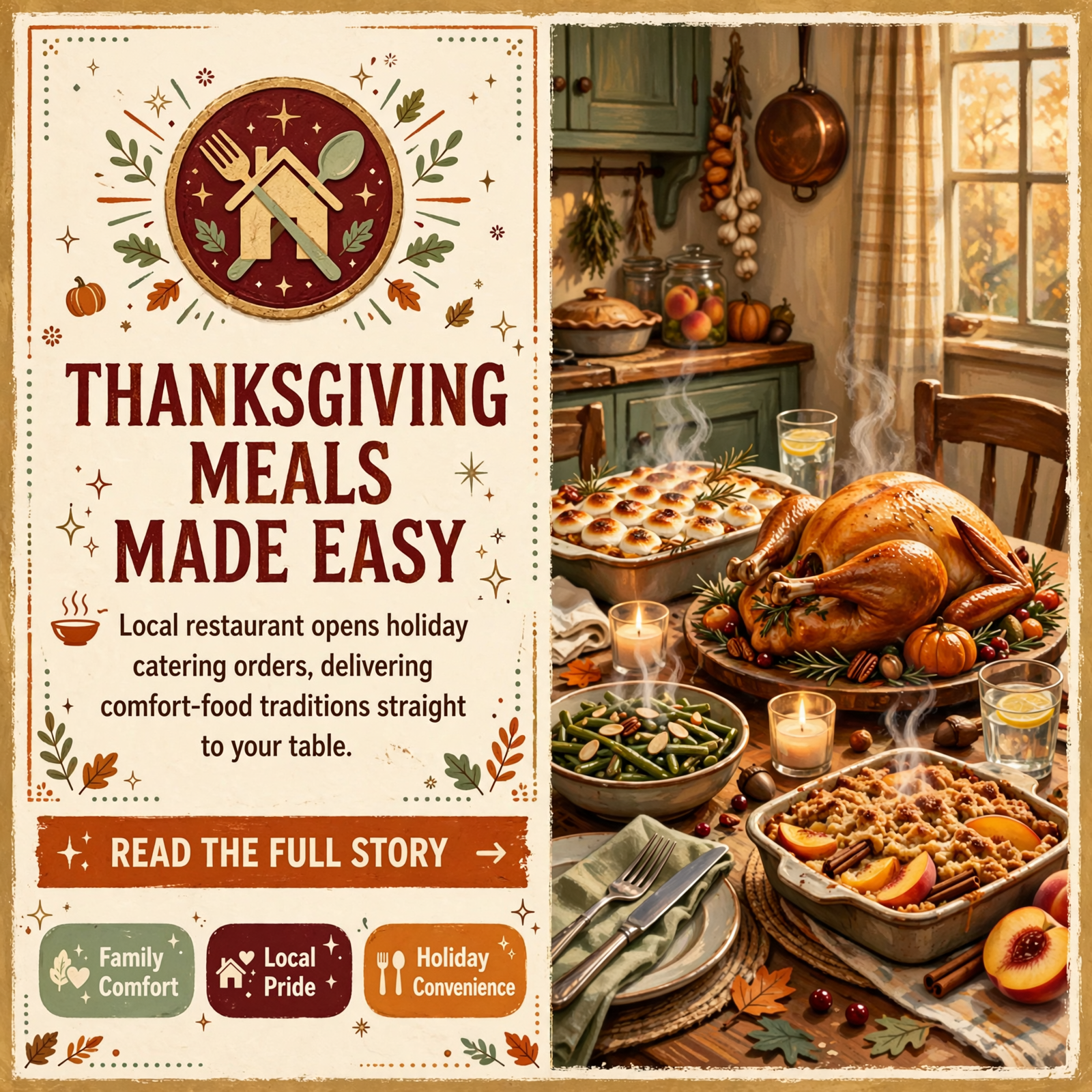 Featured image for "🍽️ Home Folks Family Restaurant Opens Thanksgiving Orders in Soddy-Daisy"