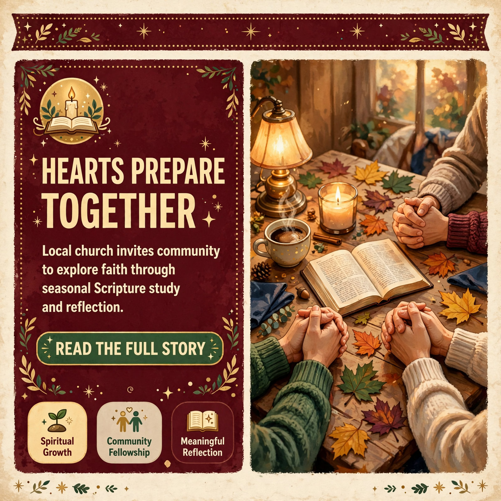Featured image for "🙏 Advent Bible Study Begins November 17 - East Valley Baptist Church Invites Community to Prepare Together"