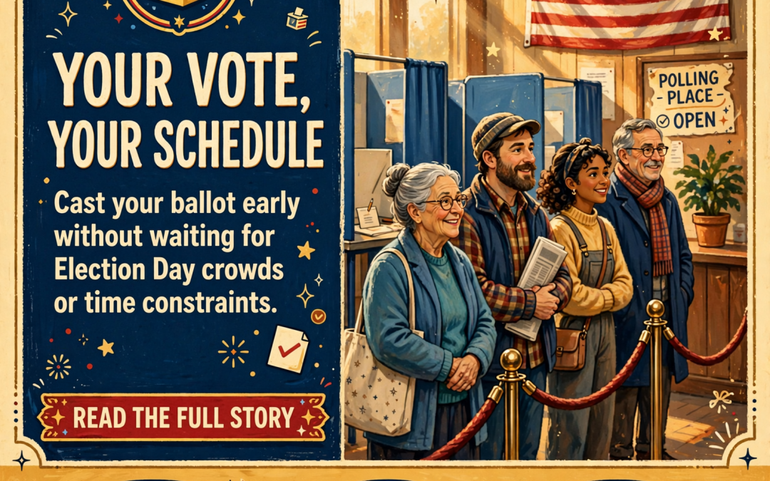 🗳️ Early Voting Opens October 14 for Tennessee’s November 2026 General Election