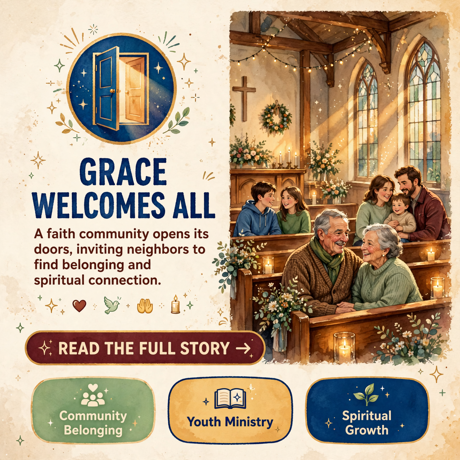 Featured image for "🙏 Abundant Grace Church in Sparta Welcomes Community to Worship and Connection"