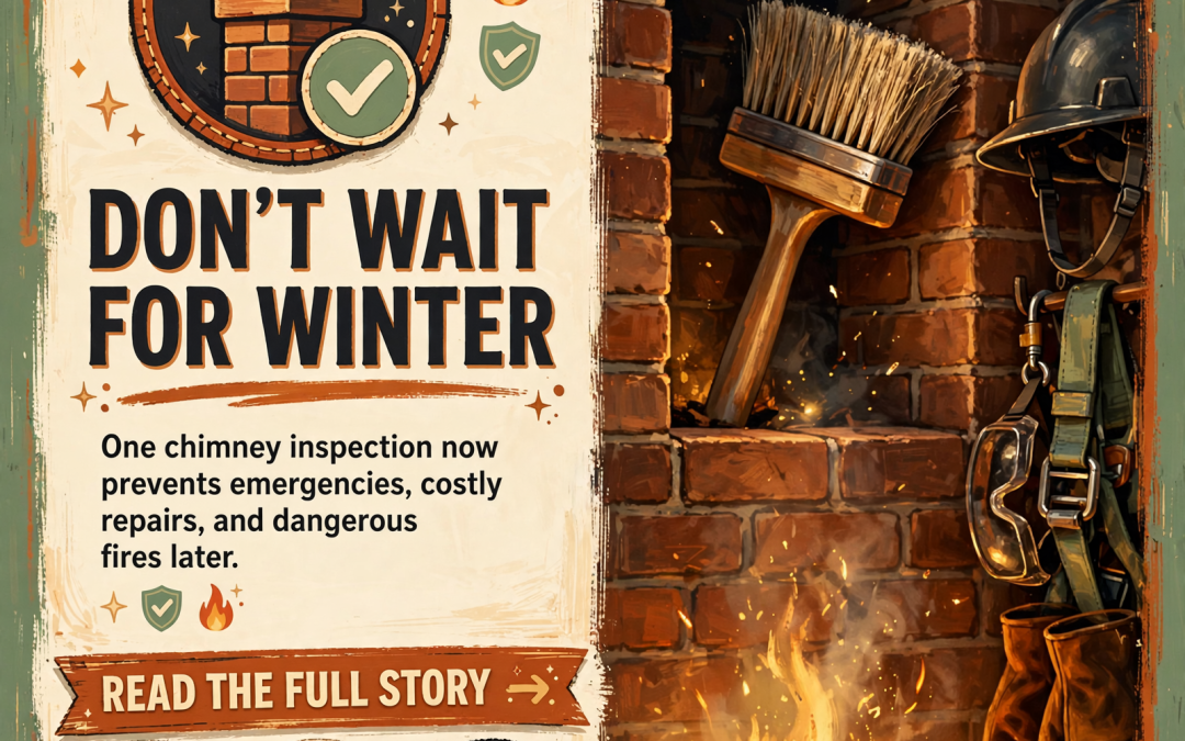 🔥 Chimney Sweeps and Inspections: Why Cold Weather Timing Matters for Middle Tennessee Homeowners
