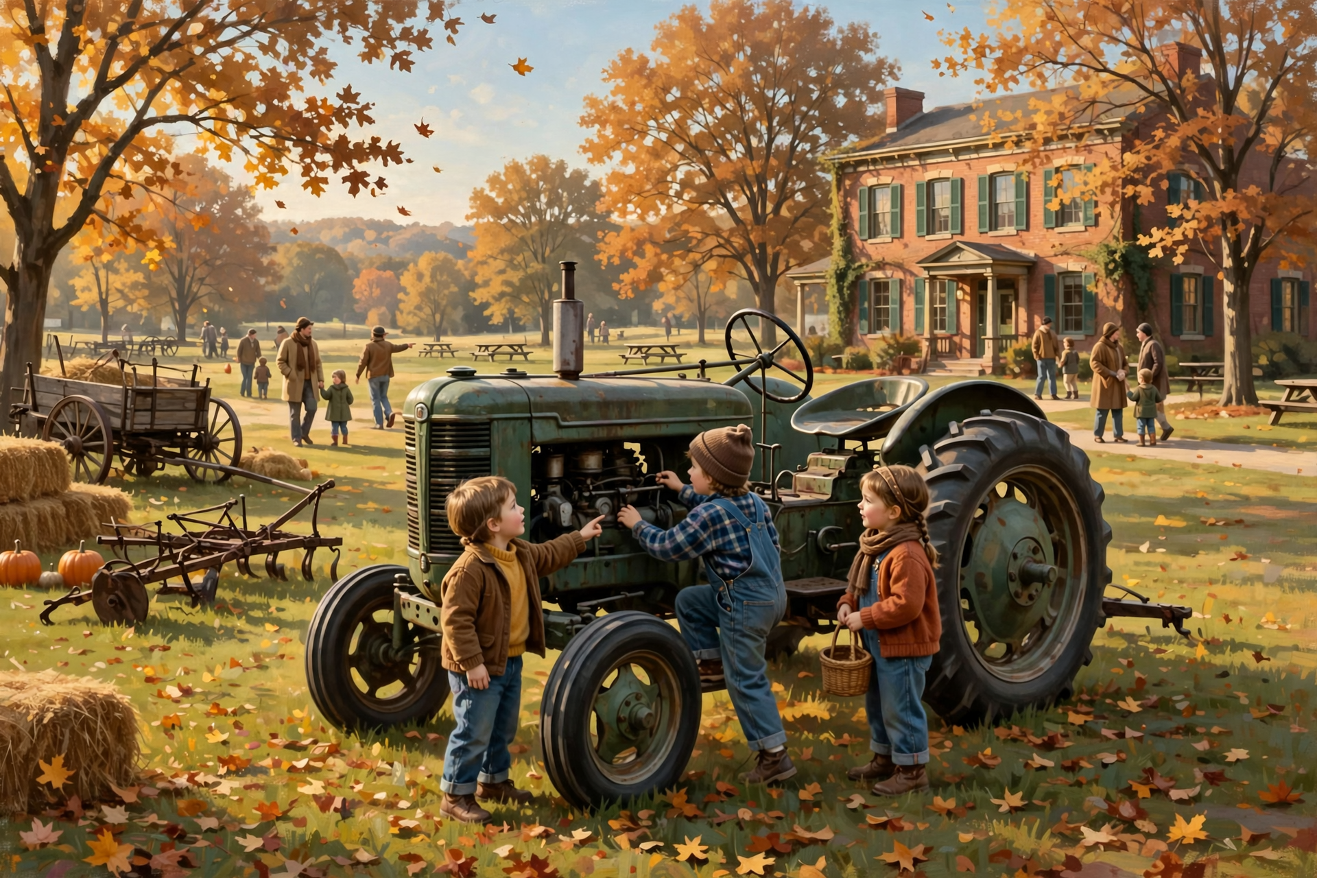 Illustration for 🚜 Free Tractor-Weekend Kids Activities Oct. 17–18 (Short Club Cross-Ref)