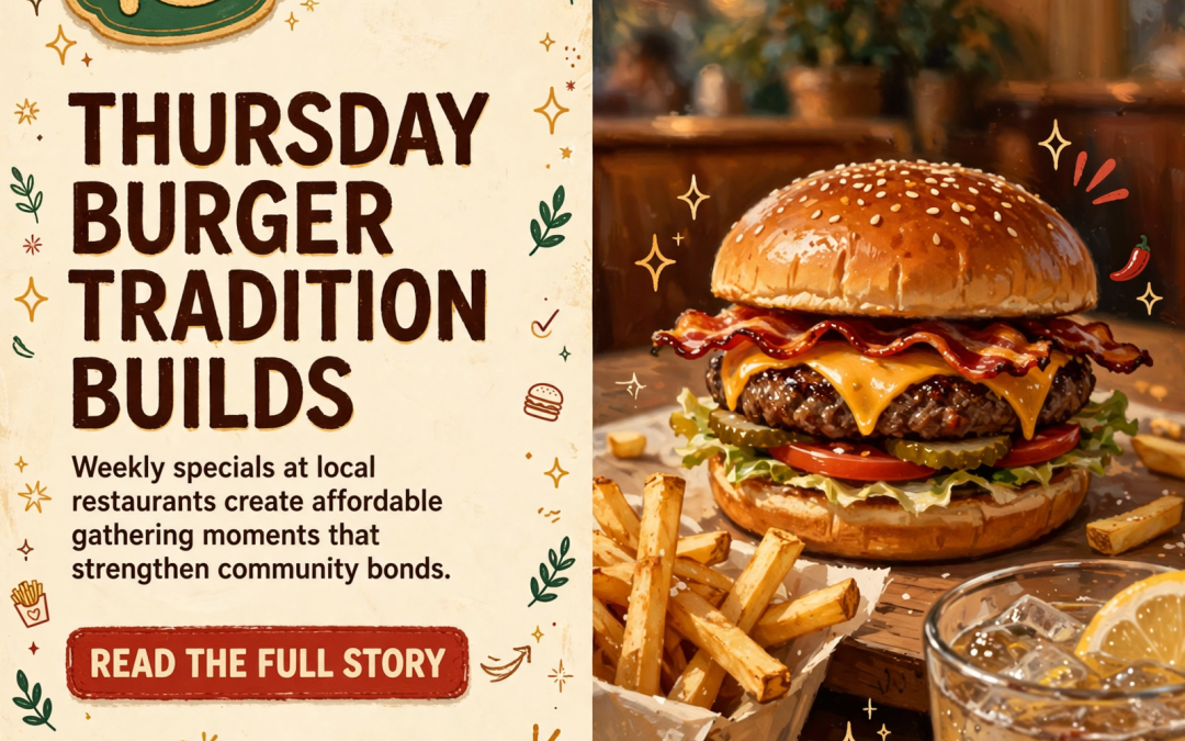 🍔 Cagle Mountain Restaurant ‘s Thursday Burger Special Brings Value to Dunlap Diners