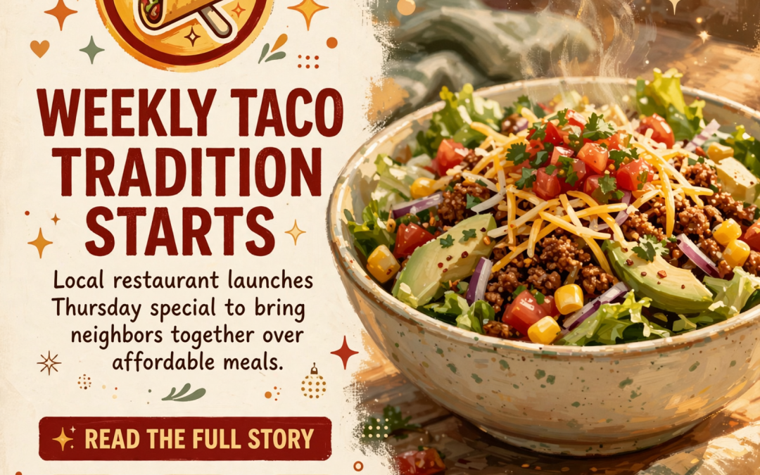 🌮 Taco Thursday Special at Cagle Mountain Restaurant in Dunlap
