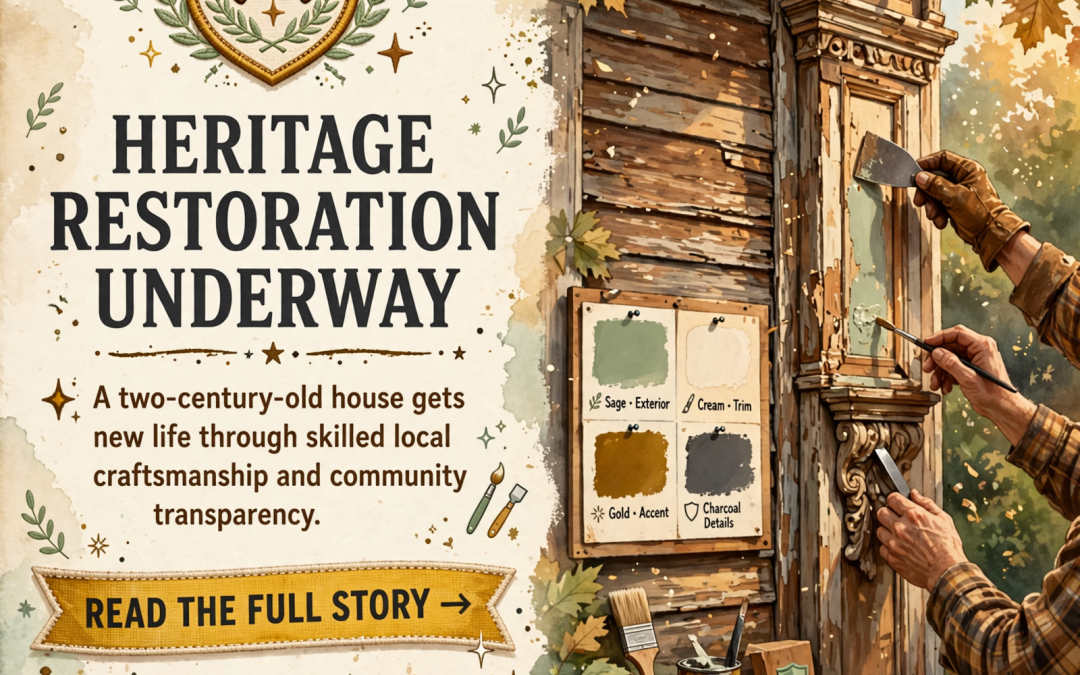 🏛️ Historic 1811 House Restoration in Bledsoe County Continues with Progress Updates