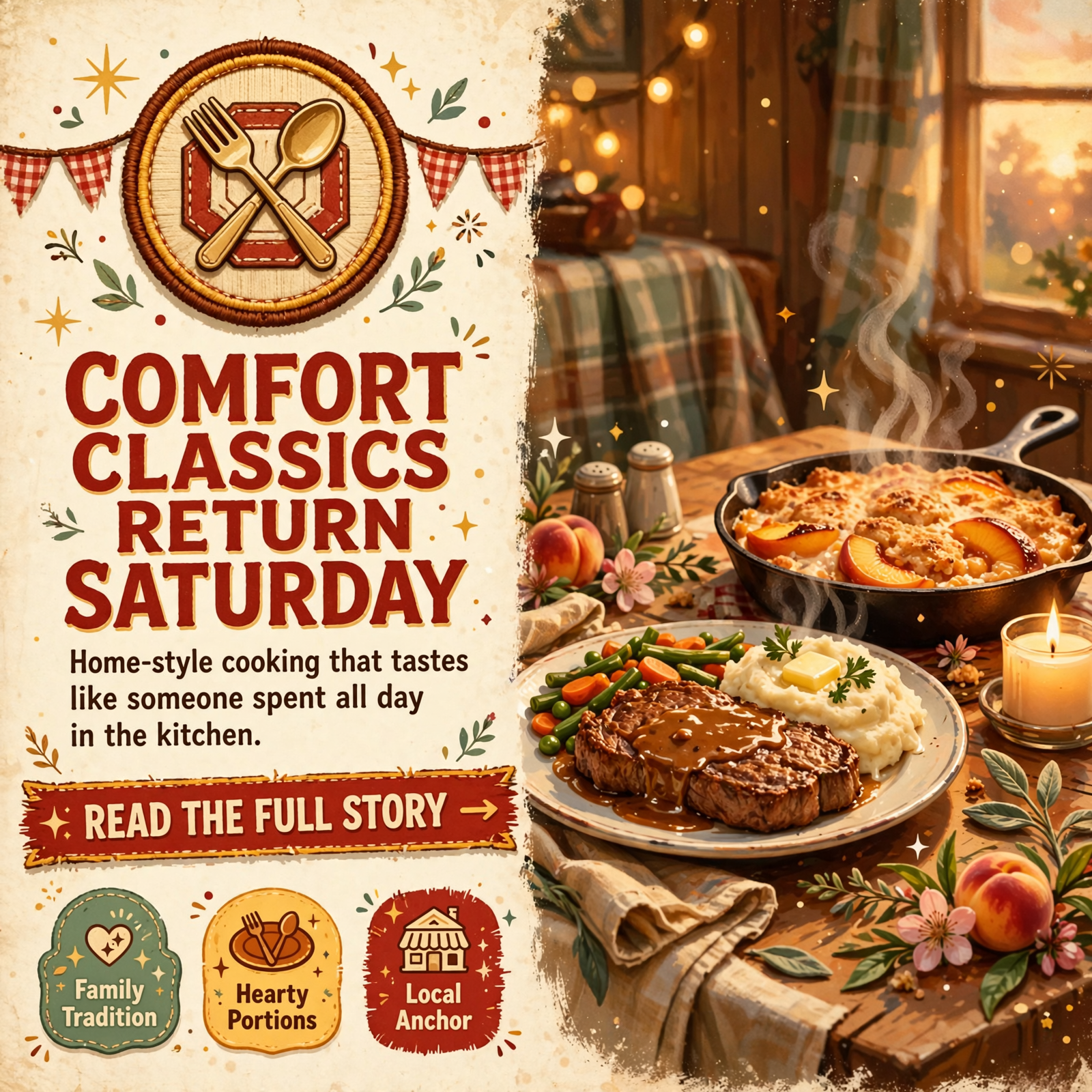 Featured image for "🍽️ Foutch Restaurant Serves Up Saturday Comfort Classics in McMinnville"