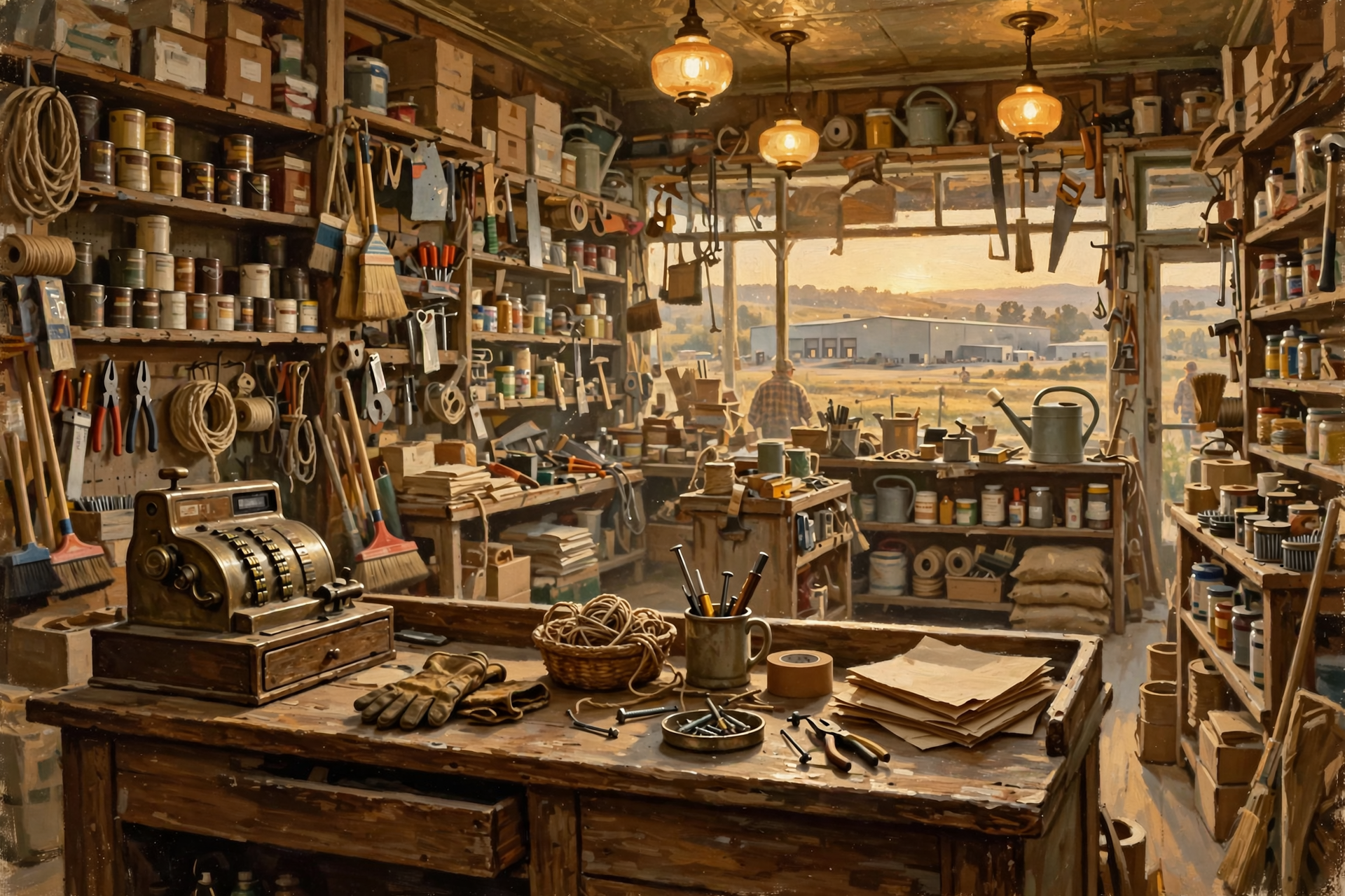 Illustration for The General Store Versus the Warehouse