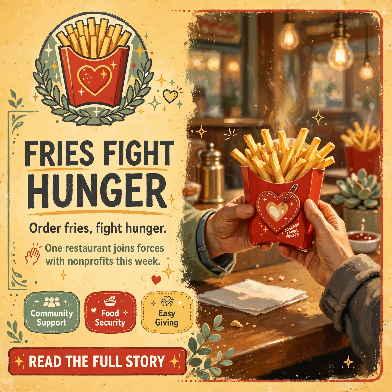Featured image for "🍟 McDonald's in Dunlap Joins "Side of Support" Campaign to Fight Hunger - Oct. 12-16"