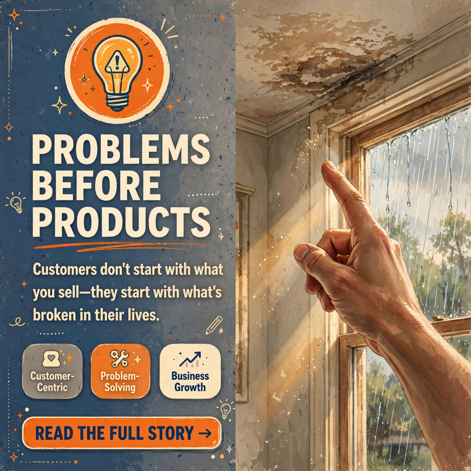 Featured image for "The Customer Doesn't Start With Your Product—They Start With a Problem"