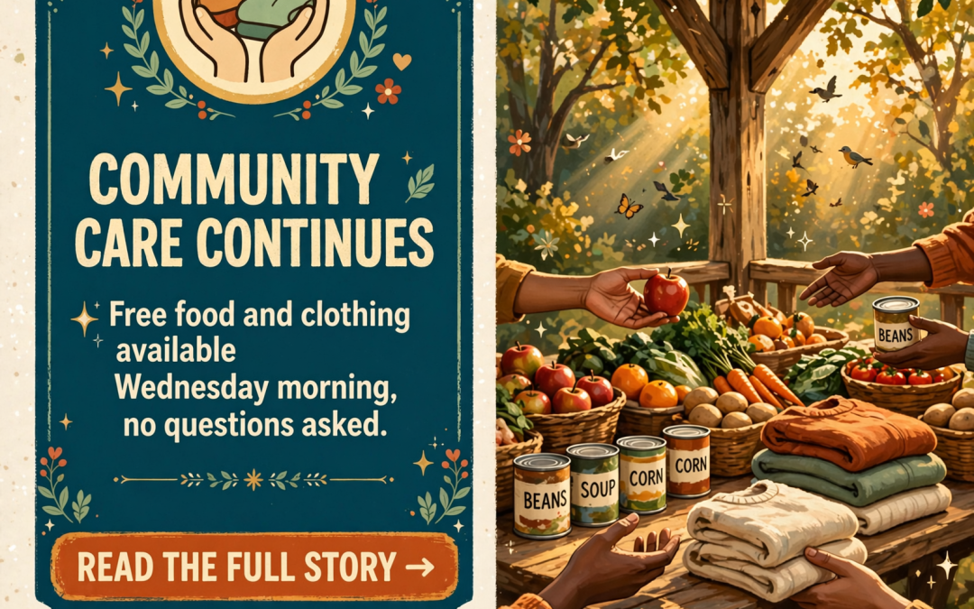🍽️ Free Food and Clothing Giveaway in Sparta – Wednesday, October 7th