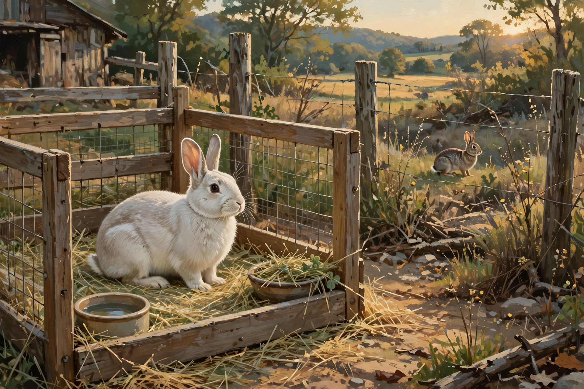 Illustration for 🐇 Domestic Rabbit and Wild Rabbit Are Two Different Conversations