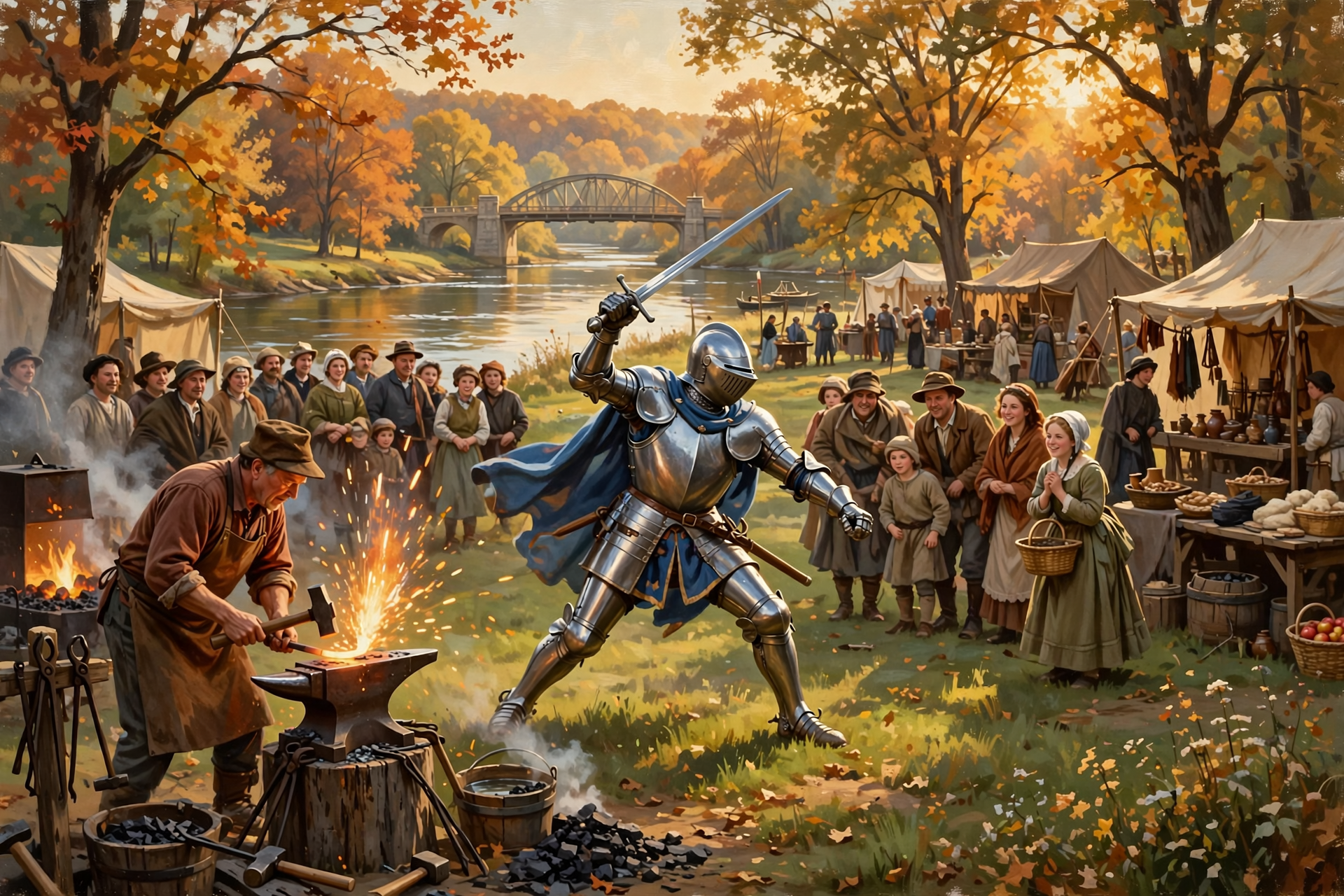 Illustration for ⚔️ Knights, Blacksmiths and a Missing Royal Pet at the Chattanooga Renaissance Faire
