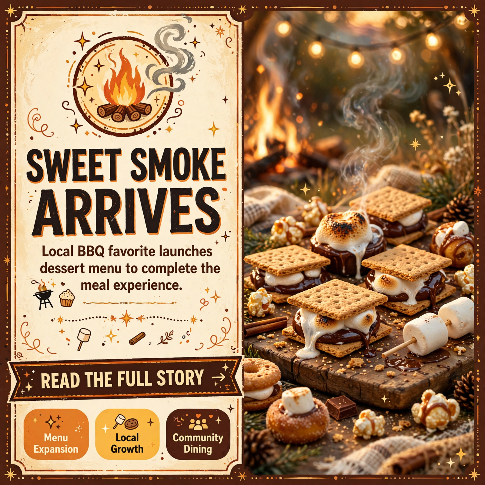 Featured image for "🔥 Smoke Sesh BBQ & Catering Launches Campfire Treats Menu Next Week"