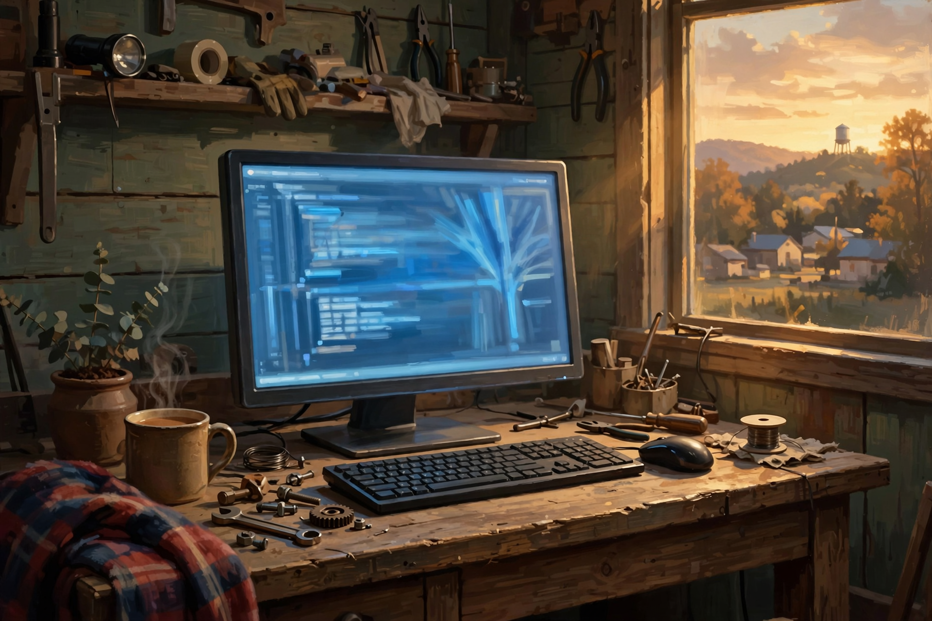 Illustration for π» First, What Is an AI Coding Agent?