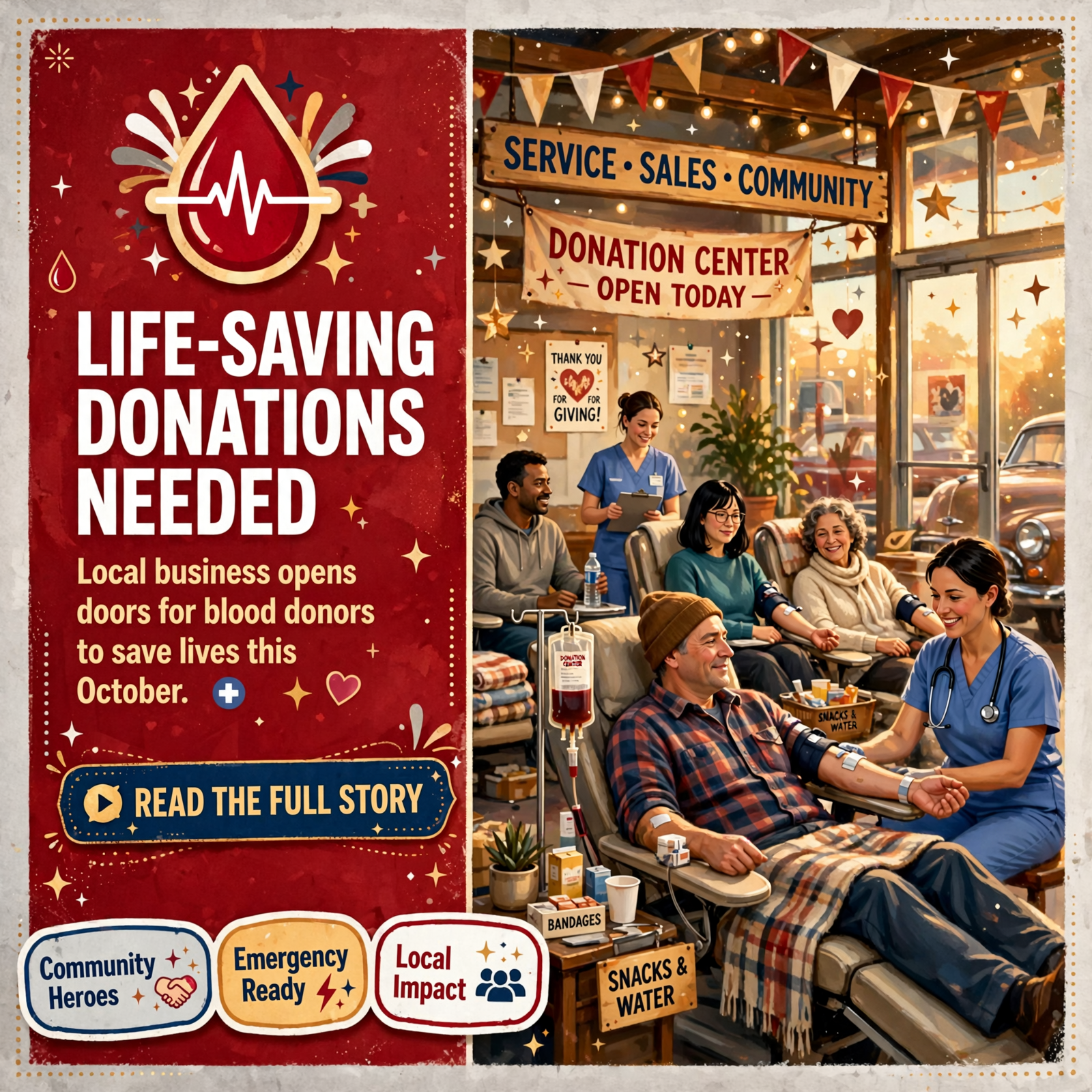 Featured image for "🩸 Kubota of Chattanooga Hosts Blood Drive This October - Community Donors Needed"