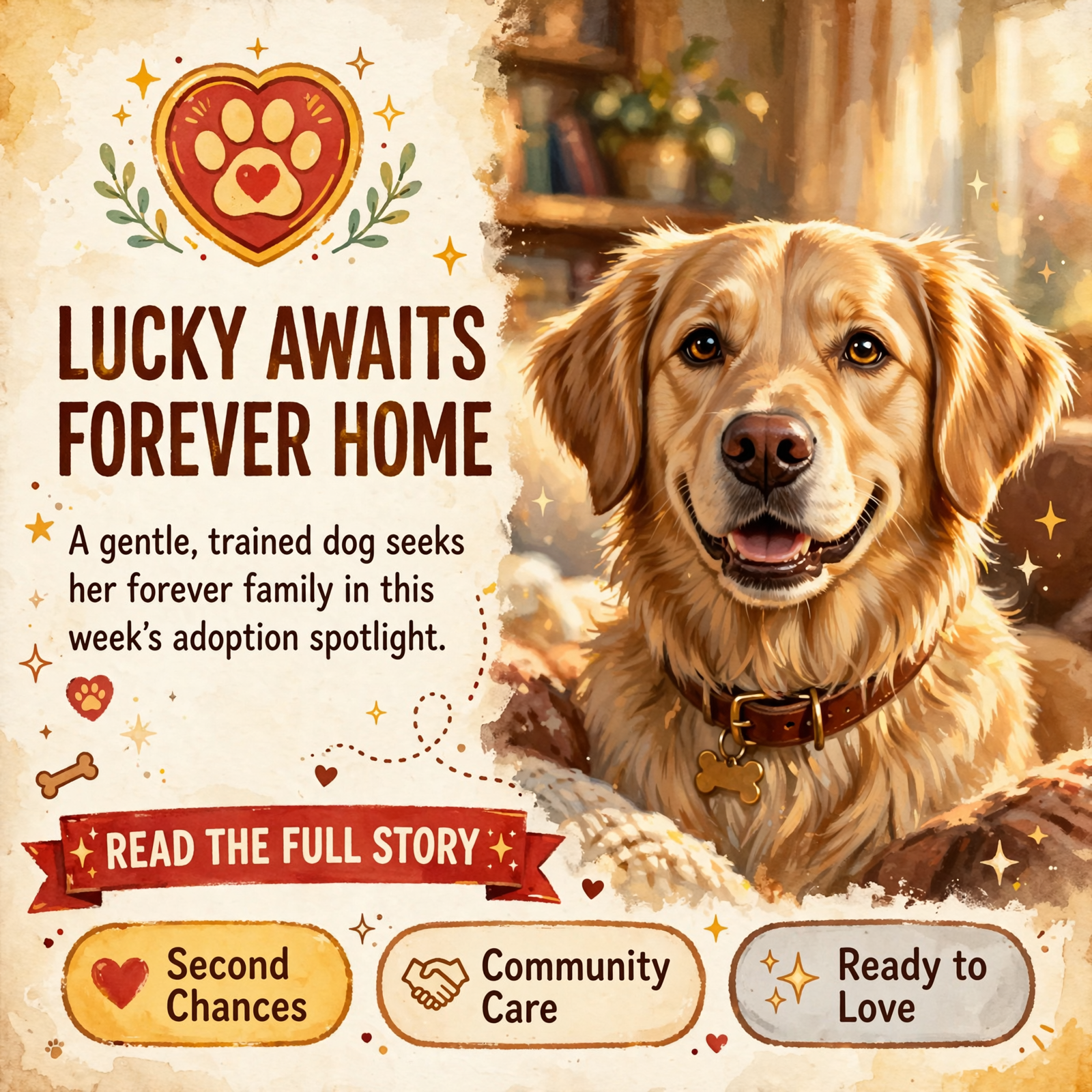 Featured image for "🐾 Meet Lucky: Marion County's Adoptable Pet of the Week"