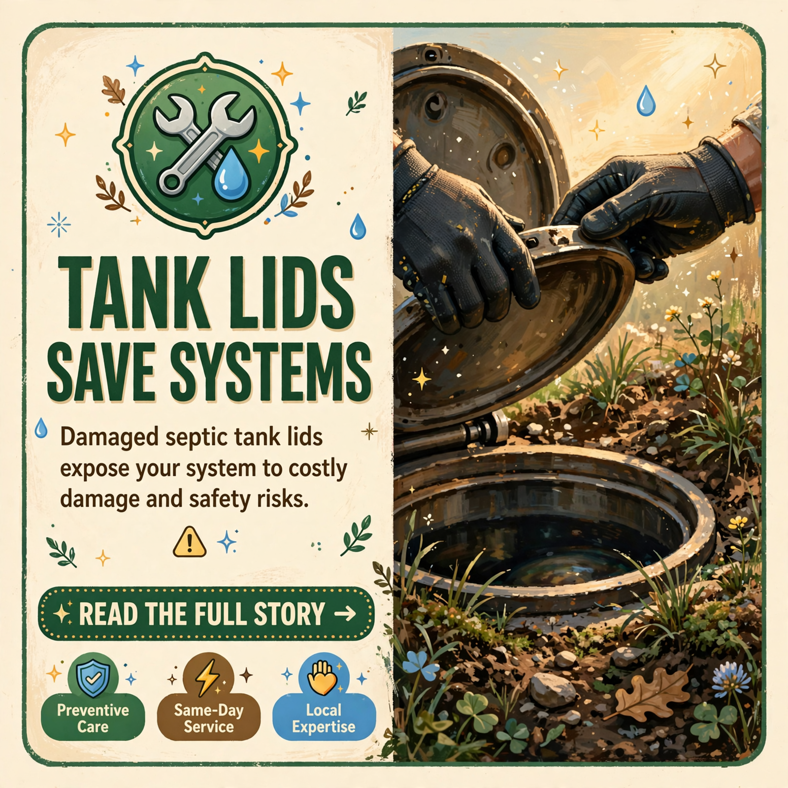 Featured image for "🚜 Swafford Septic Services Highlights Tank Inspections and Same-Day Service in Pikeville"