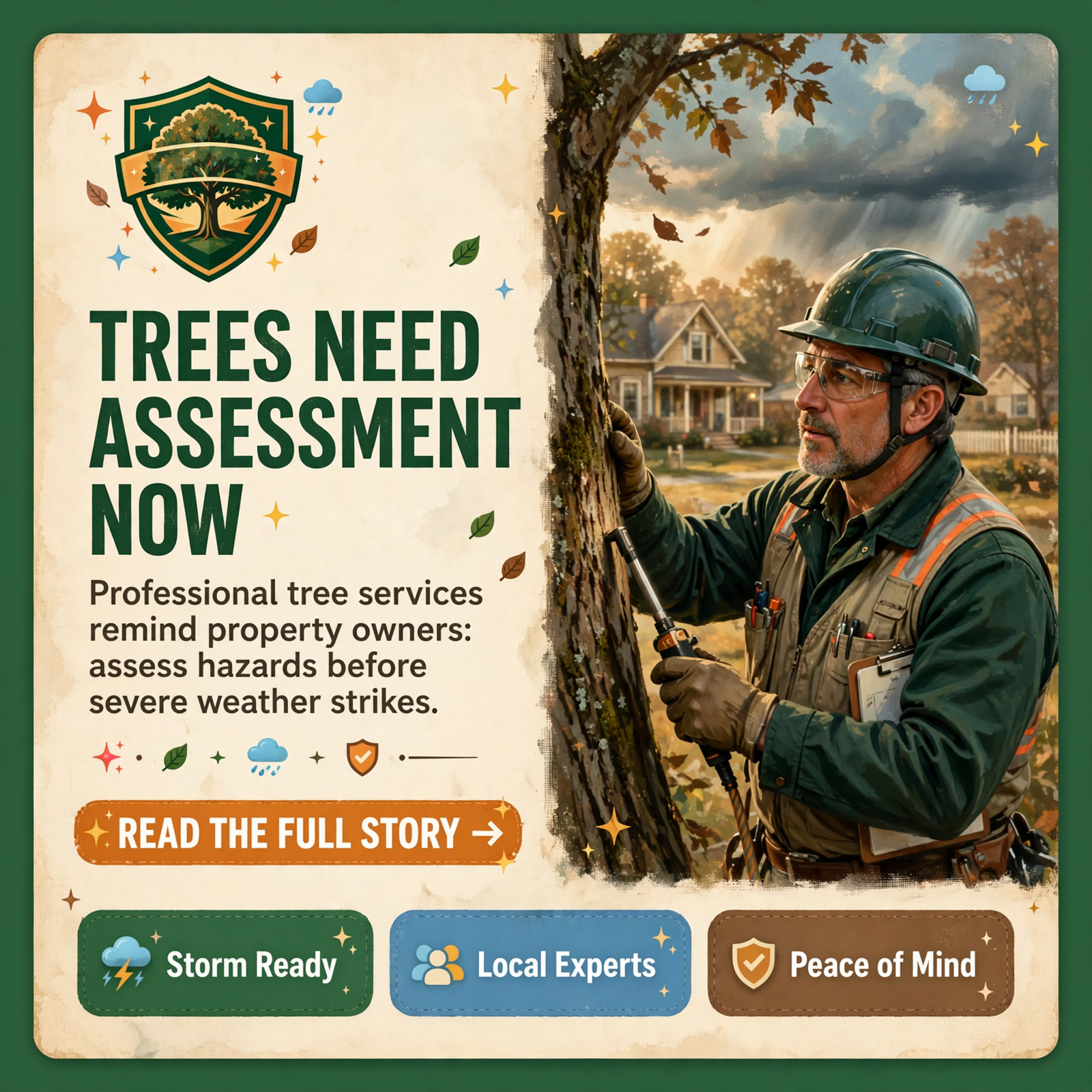 Featured image for "🌳 Storm Season Prep: Local Tree and Damage Services Ready for Incoming Weather"