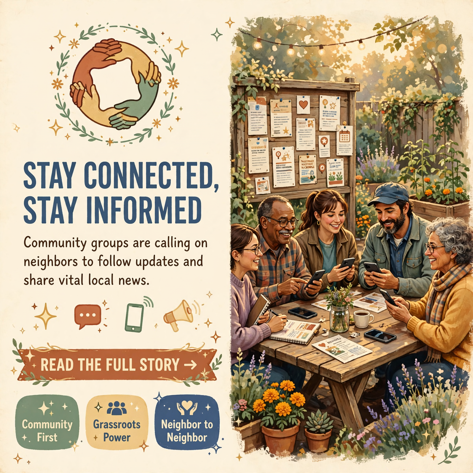 Featured image for "🌱 Local Community Group Invites Followers to Stay Connected With Updates"