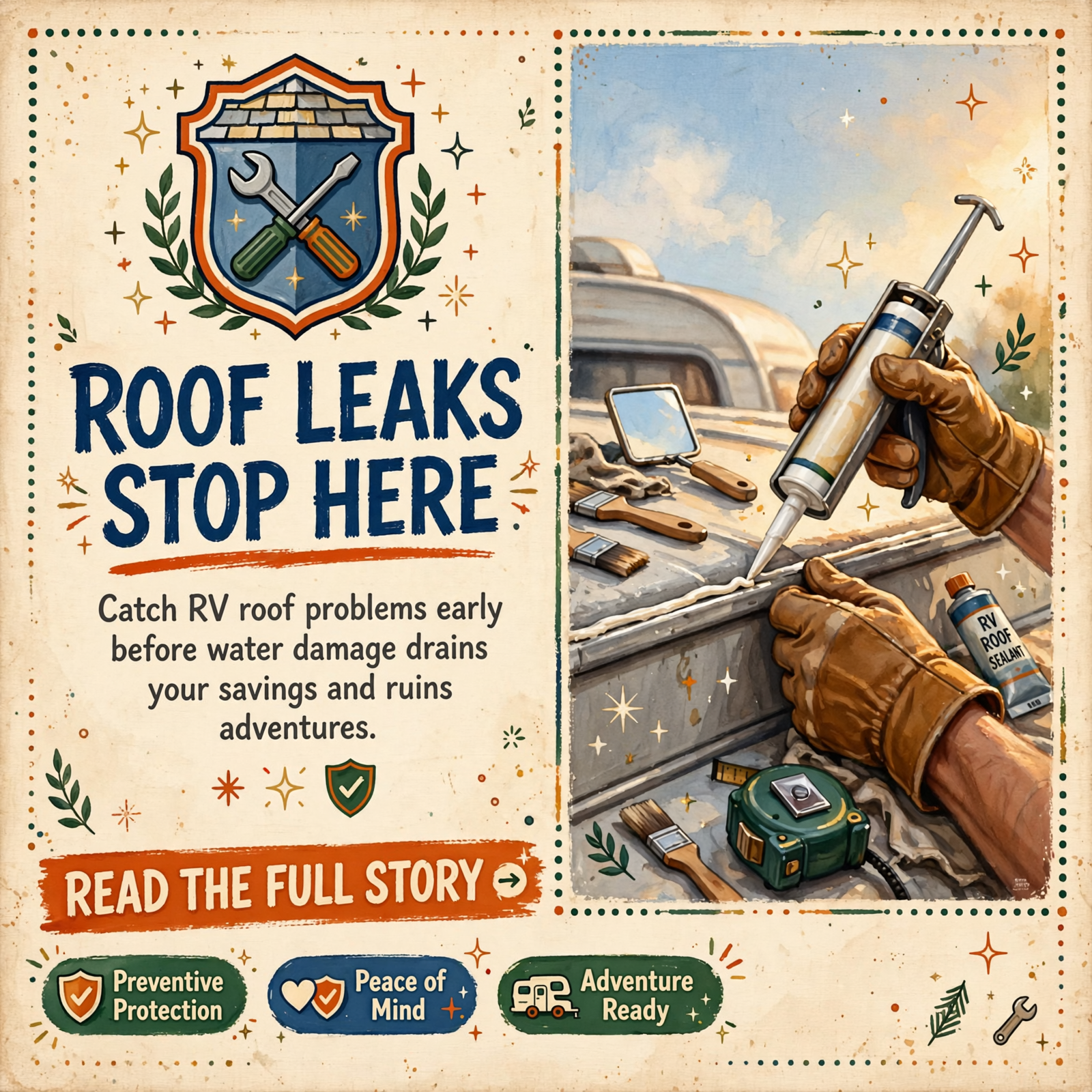 Featured image for "🚐 RV Roof Maintenance: Why Proactive Care Protects Your Adventure"