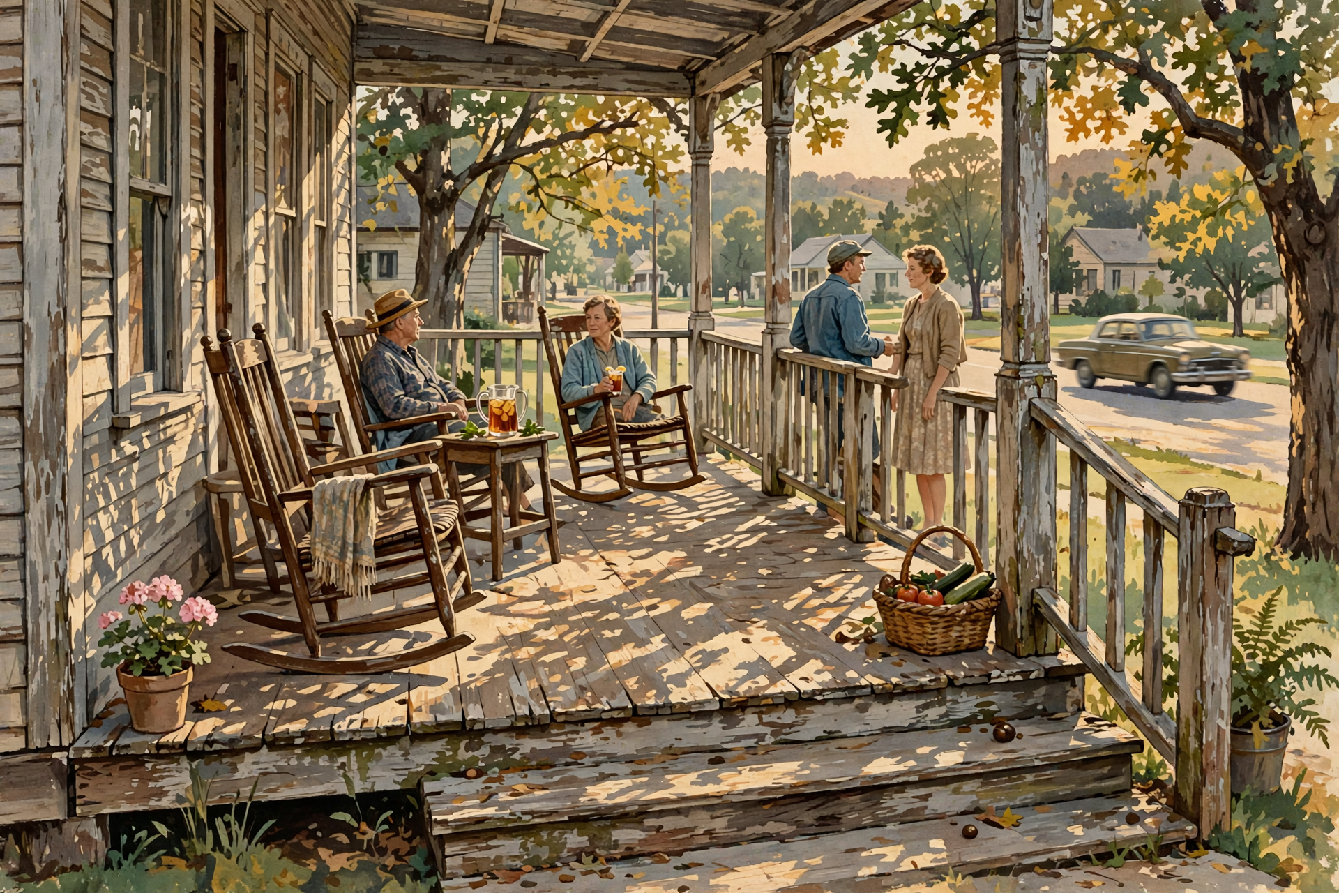 Illustration for ☕ The Porch Was Our Original Social Network