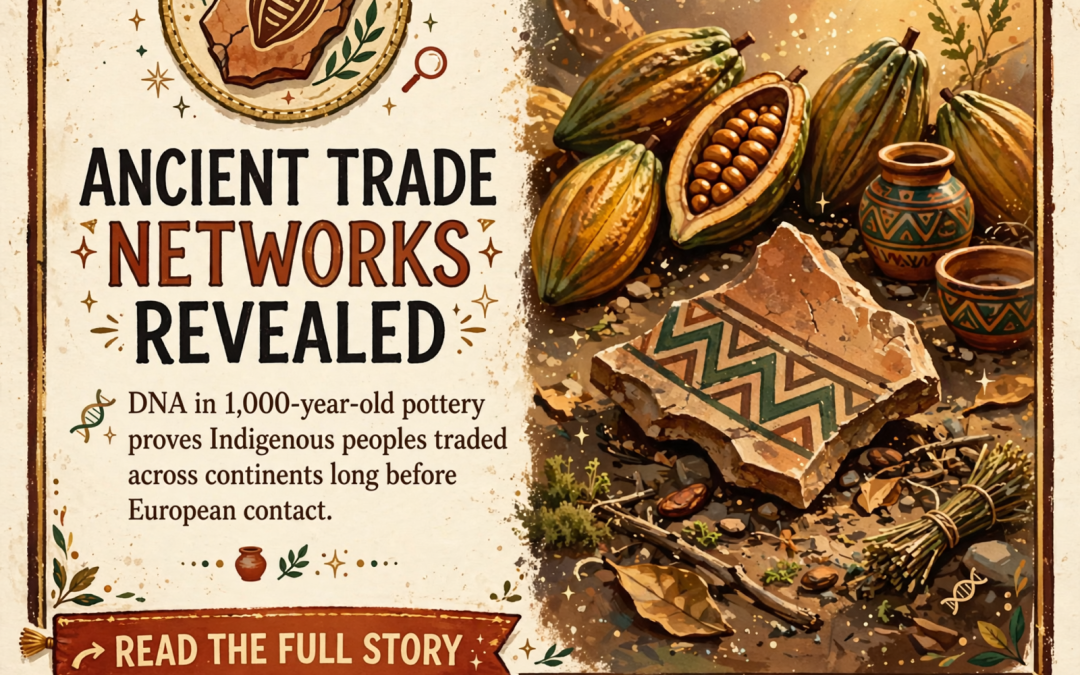 🏺 Ancient Cacao DNA Found in 1,000-Year-Old Georgia Pottery Reveals Mississippian Trade Networks