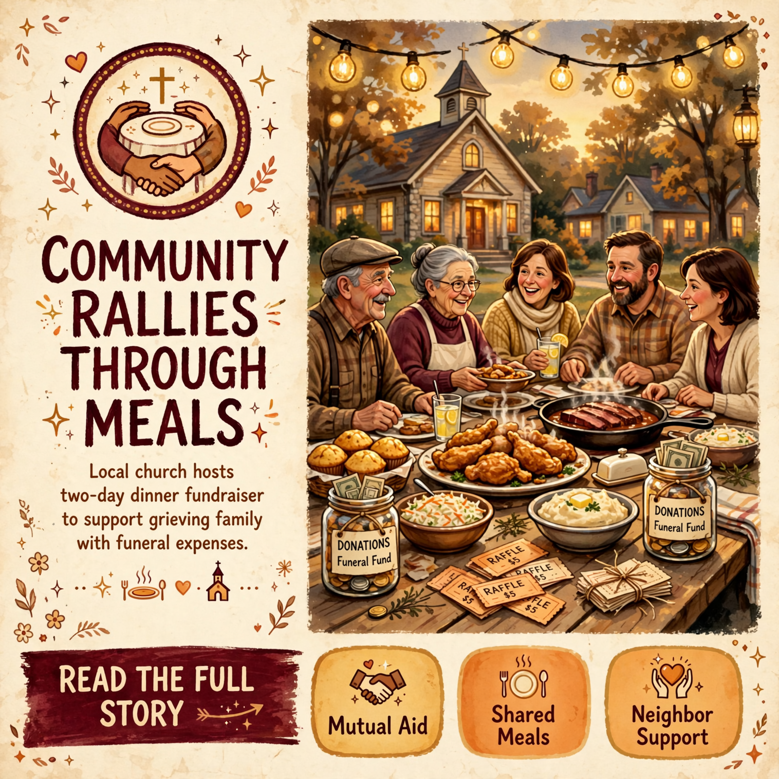 Featured image for "🍗 Community Dinner and Raffle Honors Dwayne Cravens, Supports Family Funeral Expenses"
